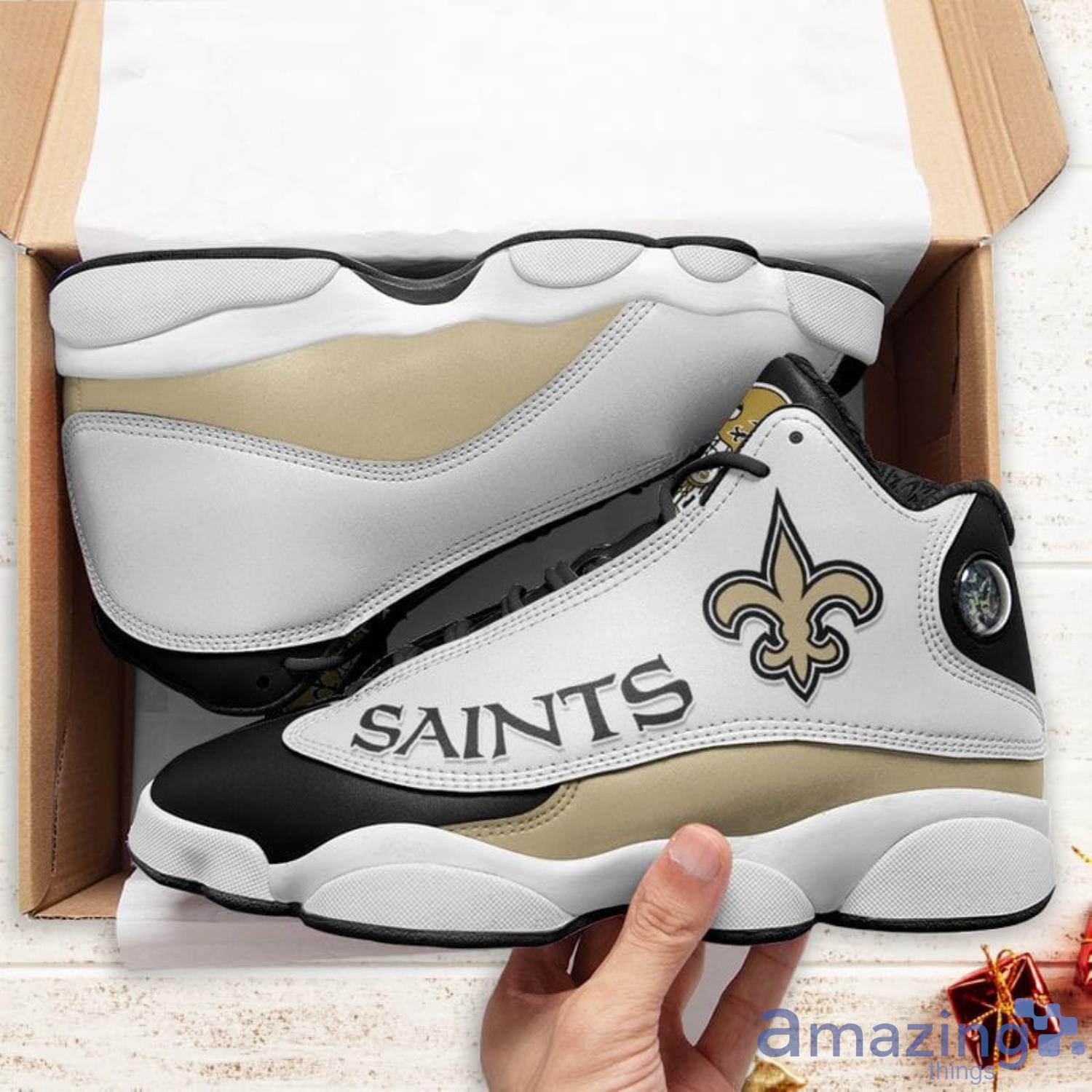 NFL New Orleans Saints Air Jordan 13 Shoes V2