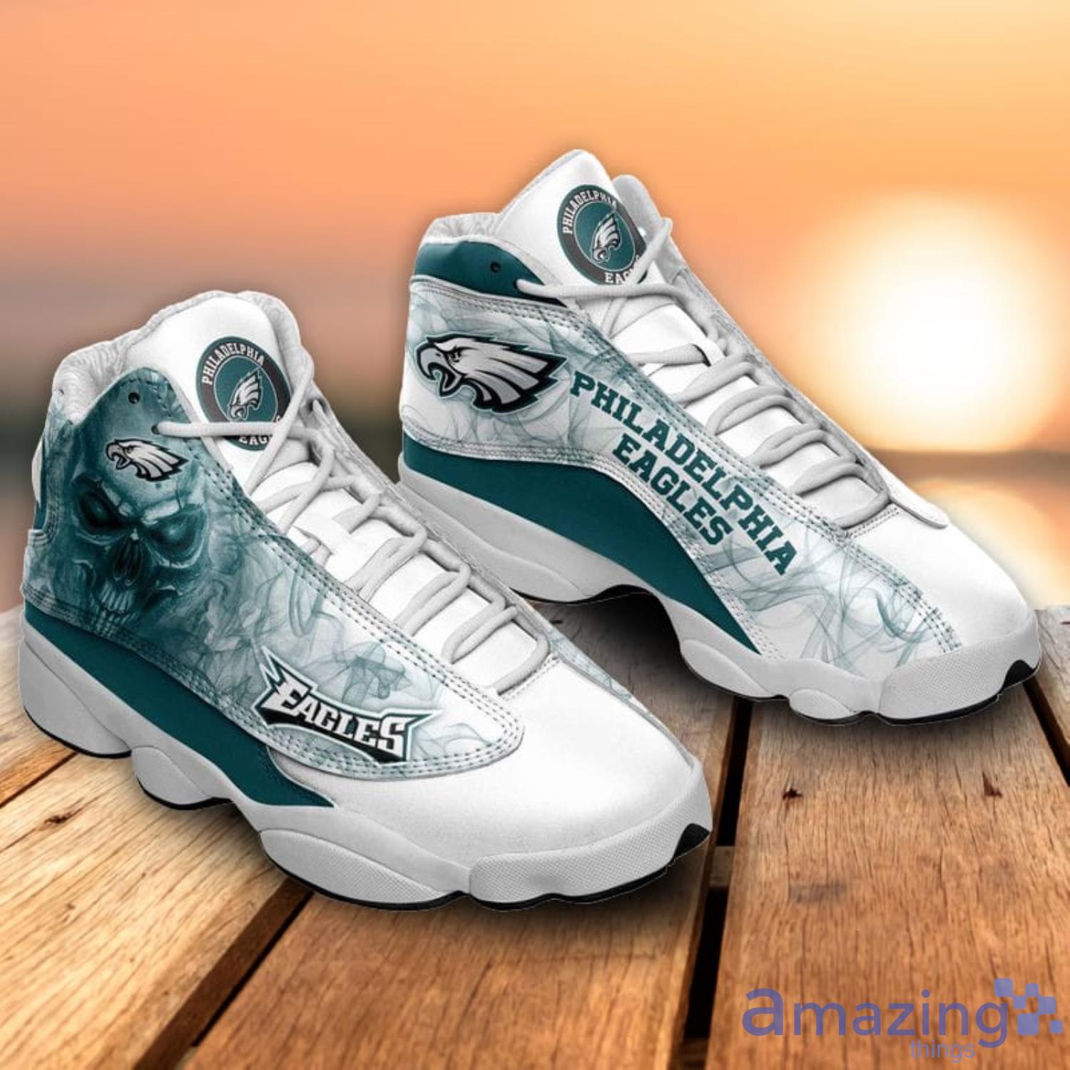 Nfl Philadelphia Eagles Air Jordan 13 Shoes For Fans Sneakers