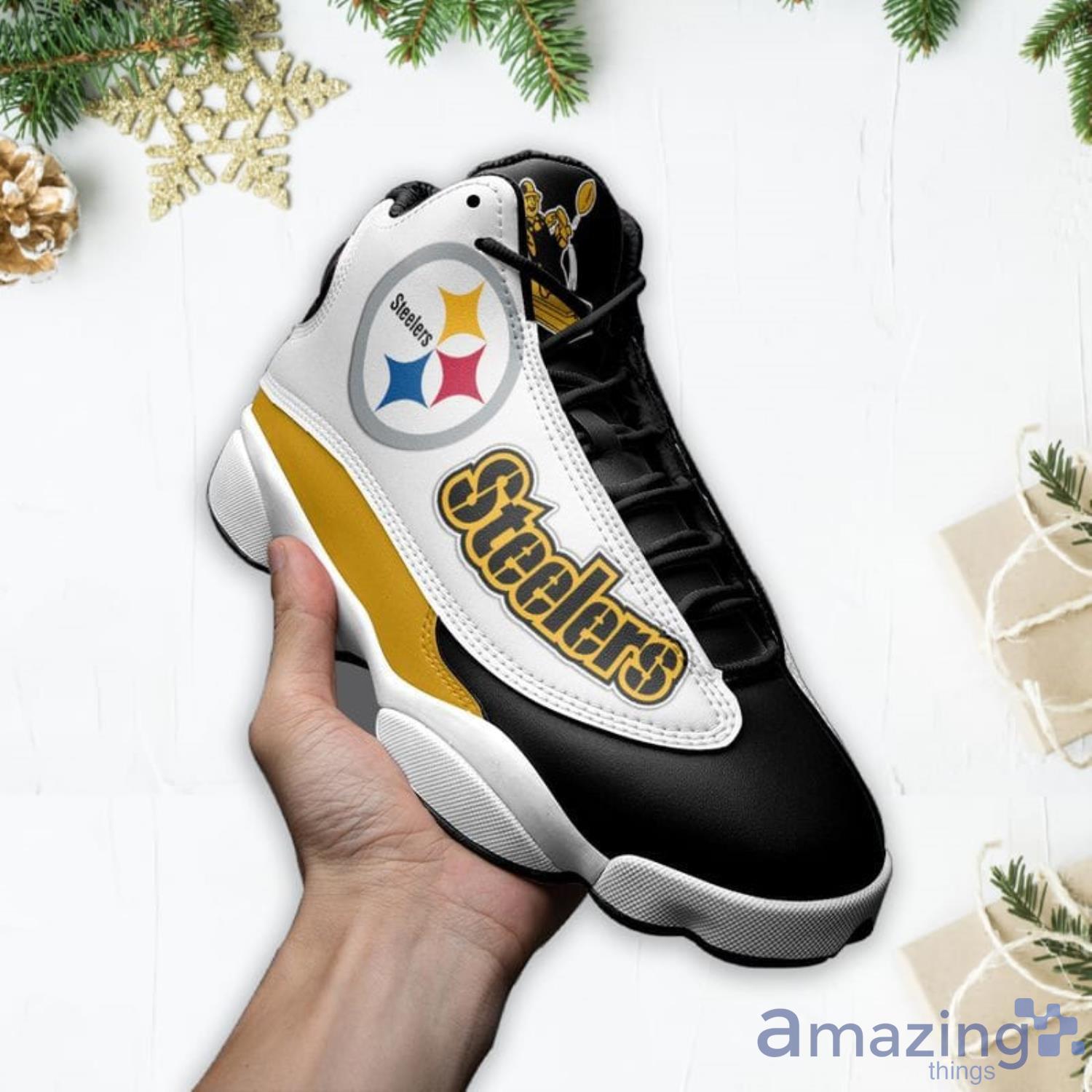 Pittsburgh Steelers NFL Air Jordan 13 High Top Shoes For Men Women -  Freedomdesign