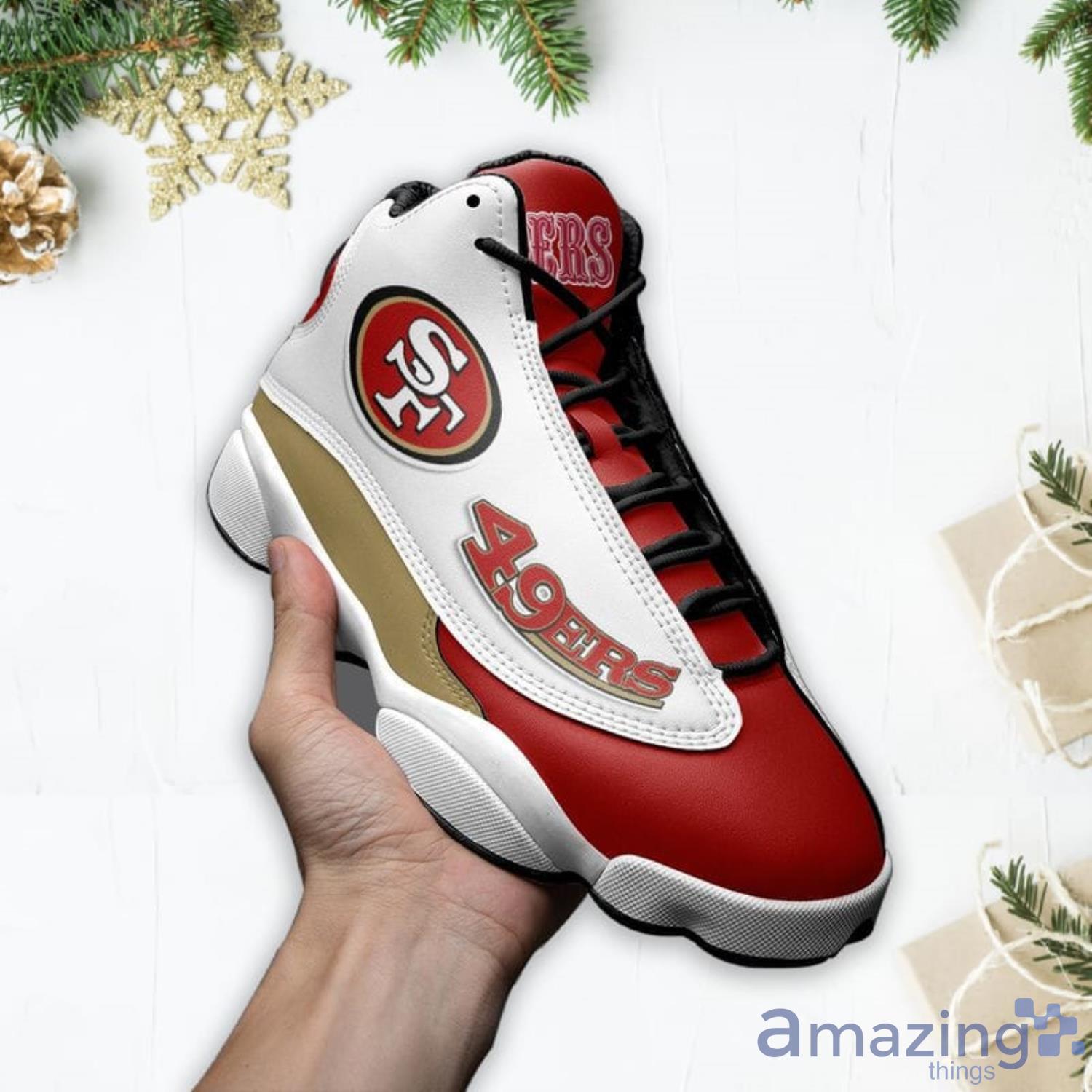 Nfl San Francisco ers Air Jordan 13 Shoes For Fans Sneakers image Nfl San Francisco ers Air Jordan 13 Shoes For Fans Sneakers Product Photo 3