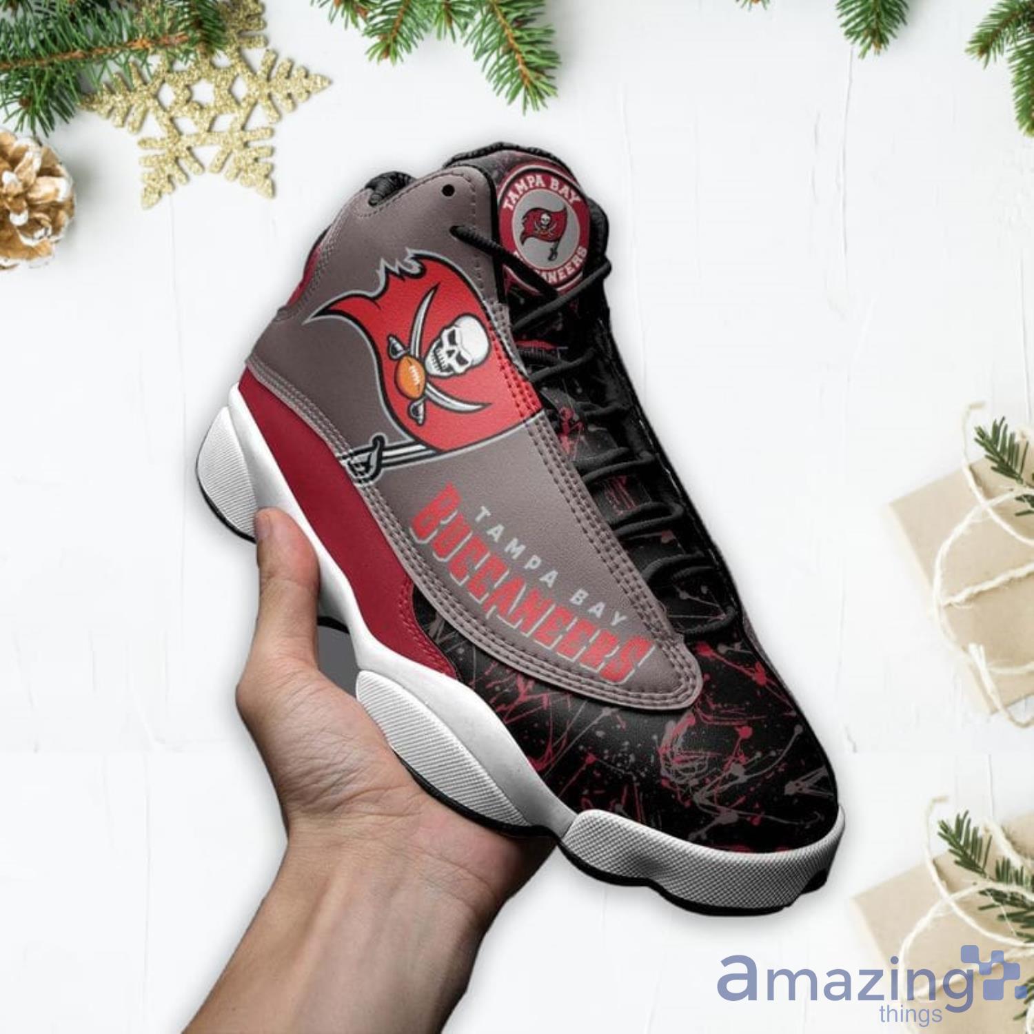 Nfl Tampa Bay Buccaneers Air Jordan 13 Shoes For Fans image Nfl Tampa Bay Buccaneers Air Jordan 13 Shoes For Fans Product Photo 3