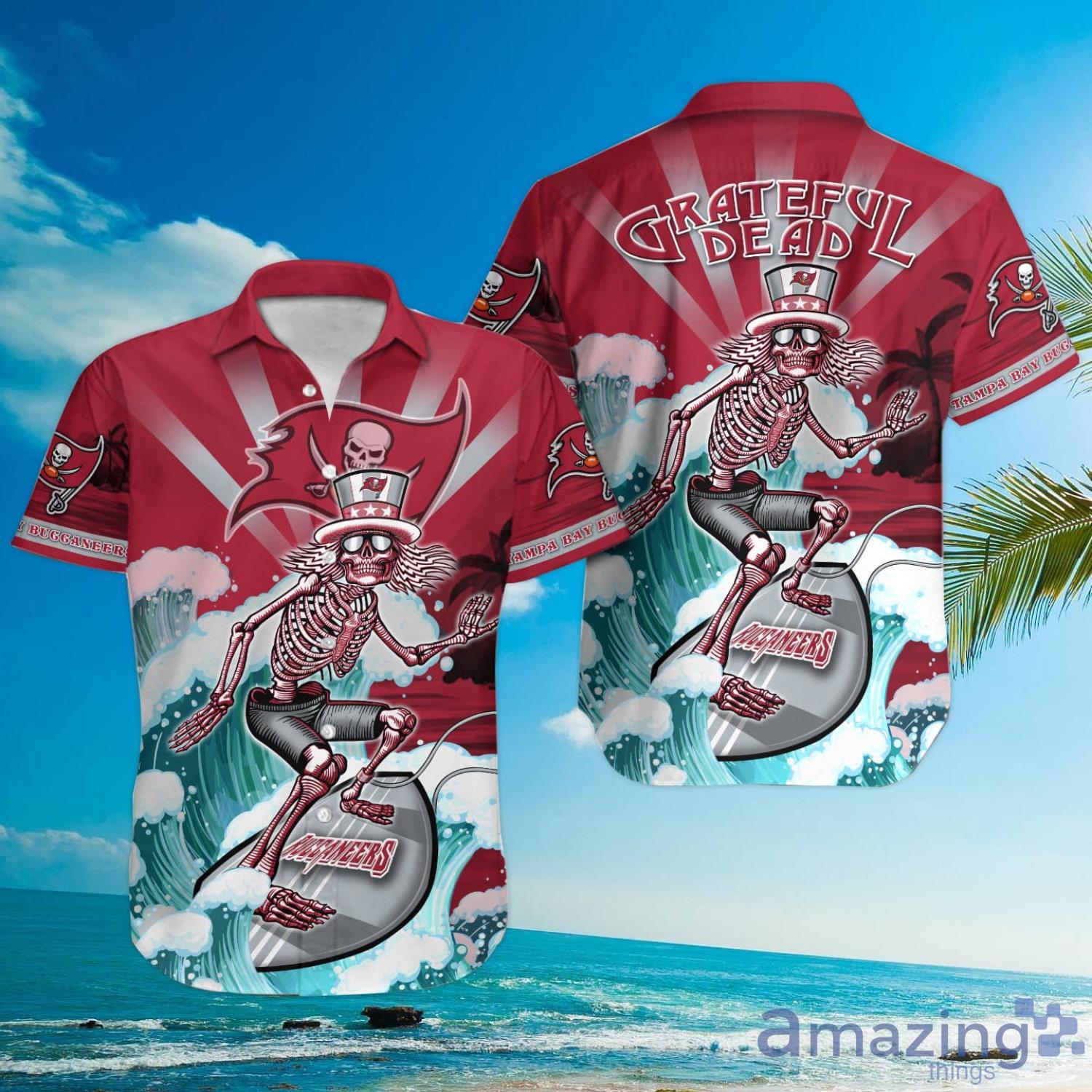 Nfl Tampa Bay Buccaneers Grateful Dead Hawaiian Shirt