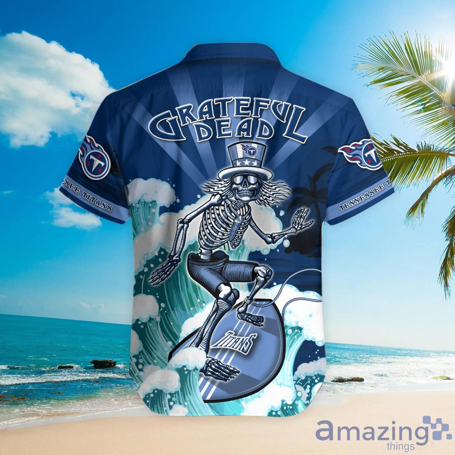 NFL Tennessee Titans Grateful Dead Hawaiian Shirt