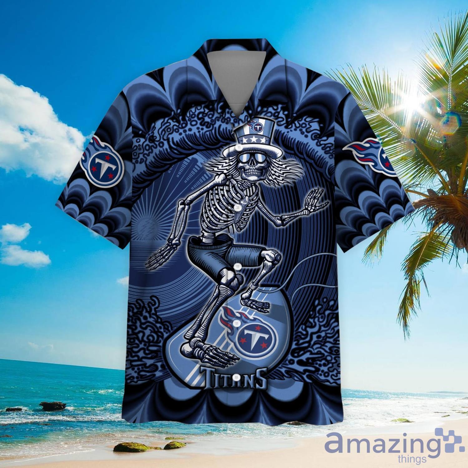 NFL Tennessee Titans Grateful Dead Hawaiian Shirt