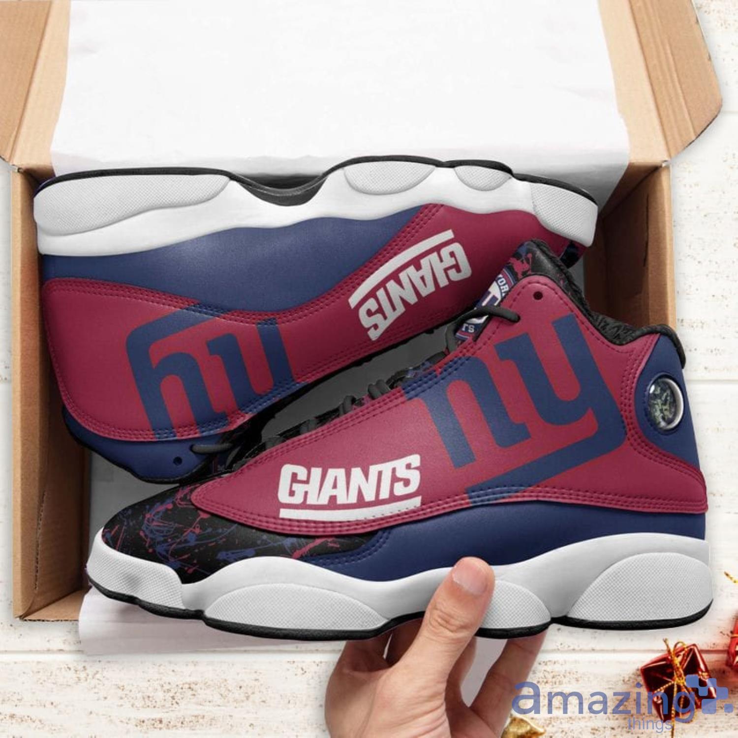 Nfl York Giants Air Jordan 13 Shoes For Fans