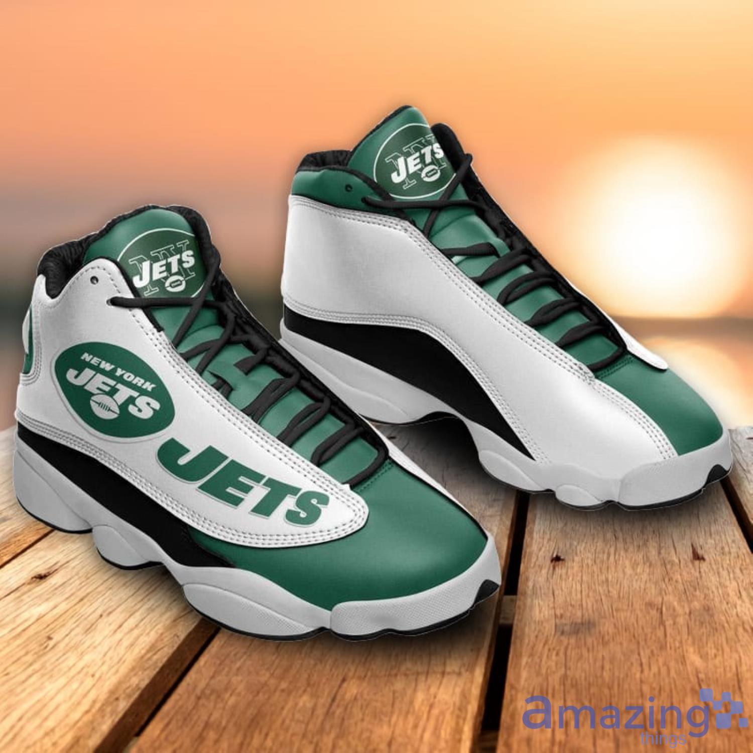 Nfl York Jets Air Jordan 13 Shoes For Fans Sneakers