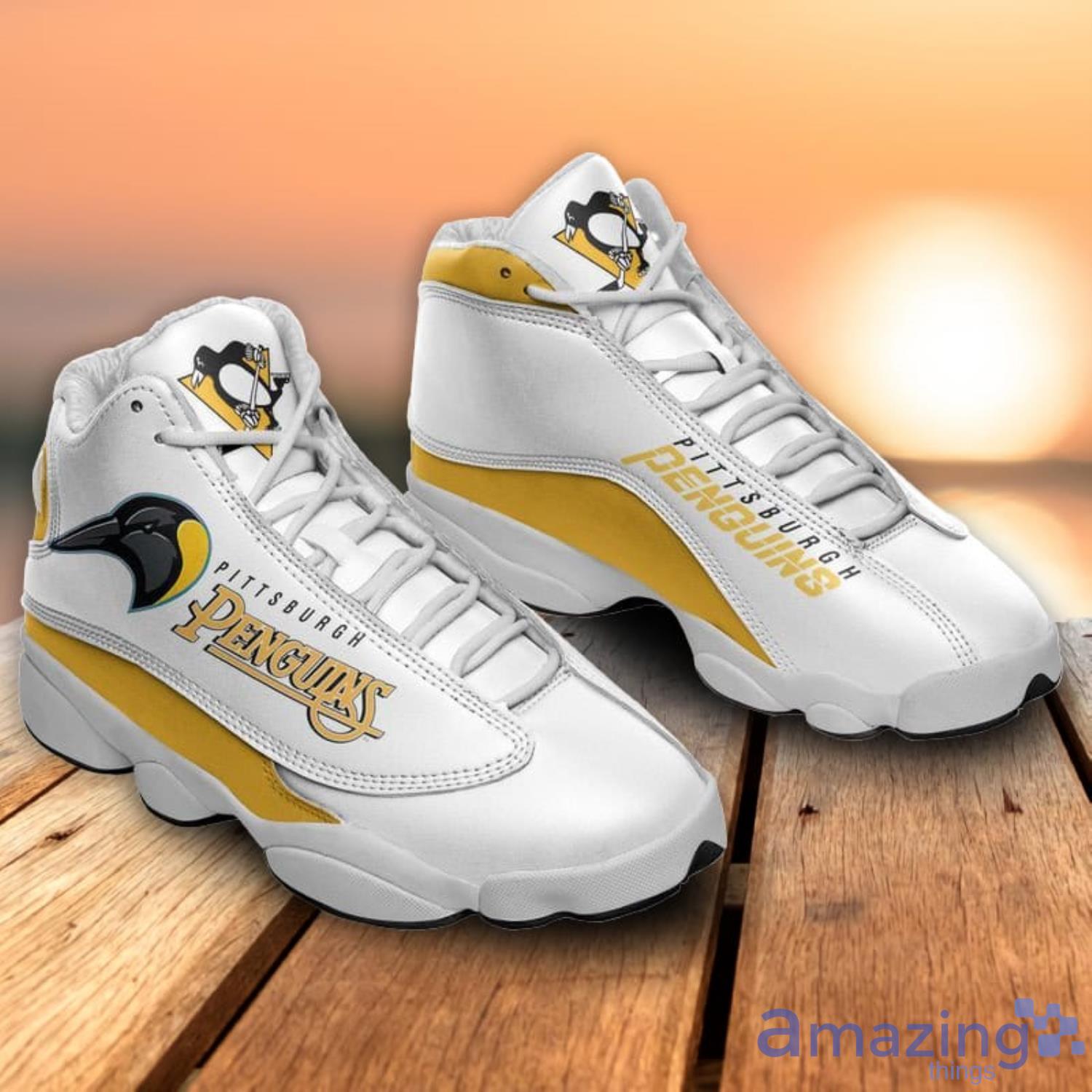 Nhl Pittsburgh Penguins Shoes Form Air Jordan 13 Sneakers Product Photo 1