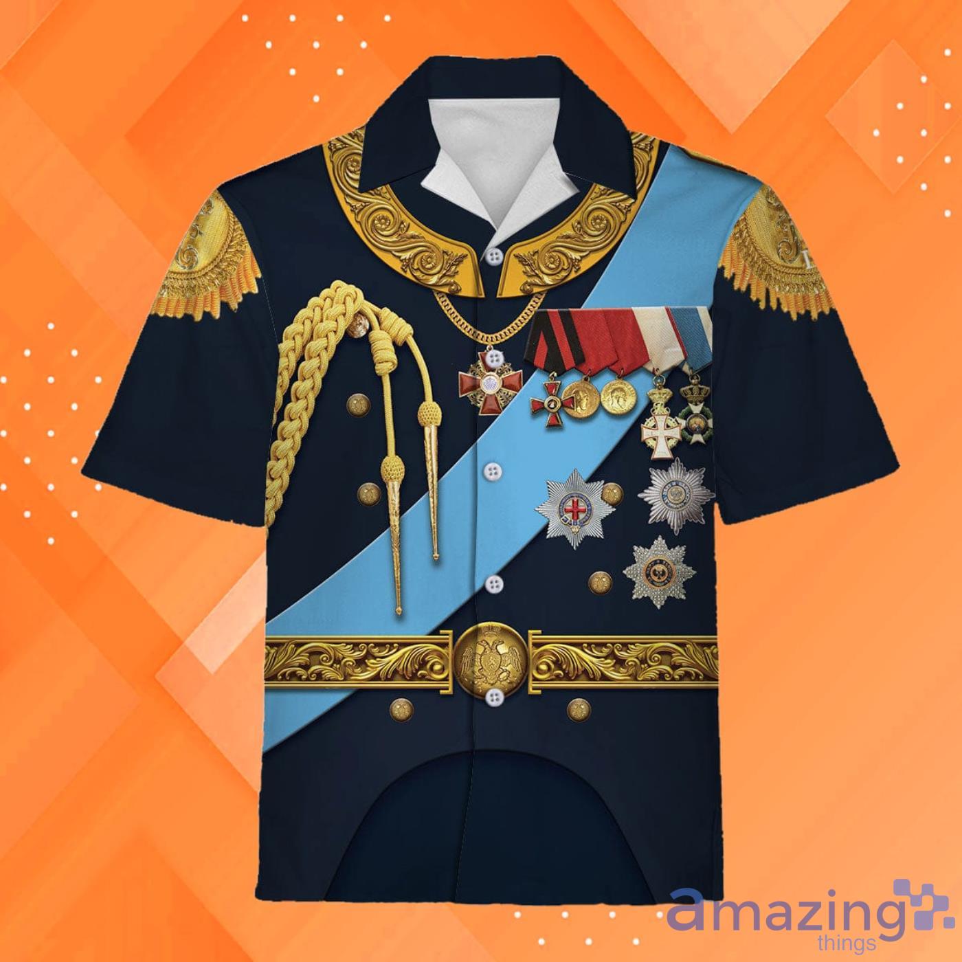 Nicholas II Of Russia Hawaiian Shirt And Short Pant Product Photo 1 Nicholas II Of Russia Hawaiian Shirt And Short Pant Product Photo 1