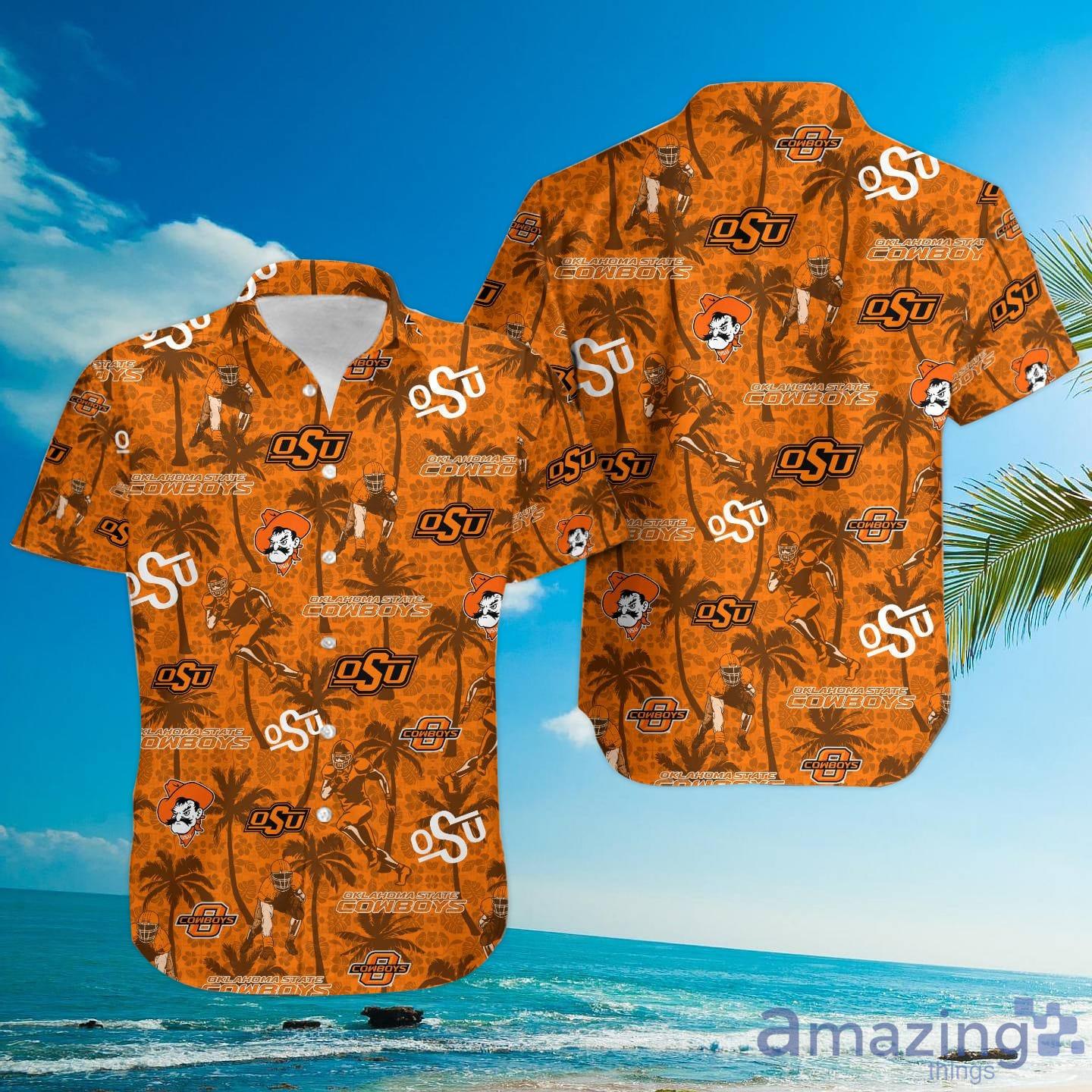 LIMITED] Oklahoma State Cowboys Summer Hawaiian Shirt And Shorts