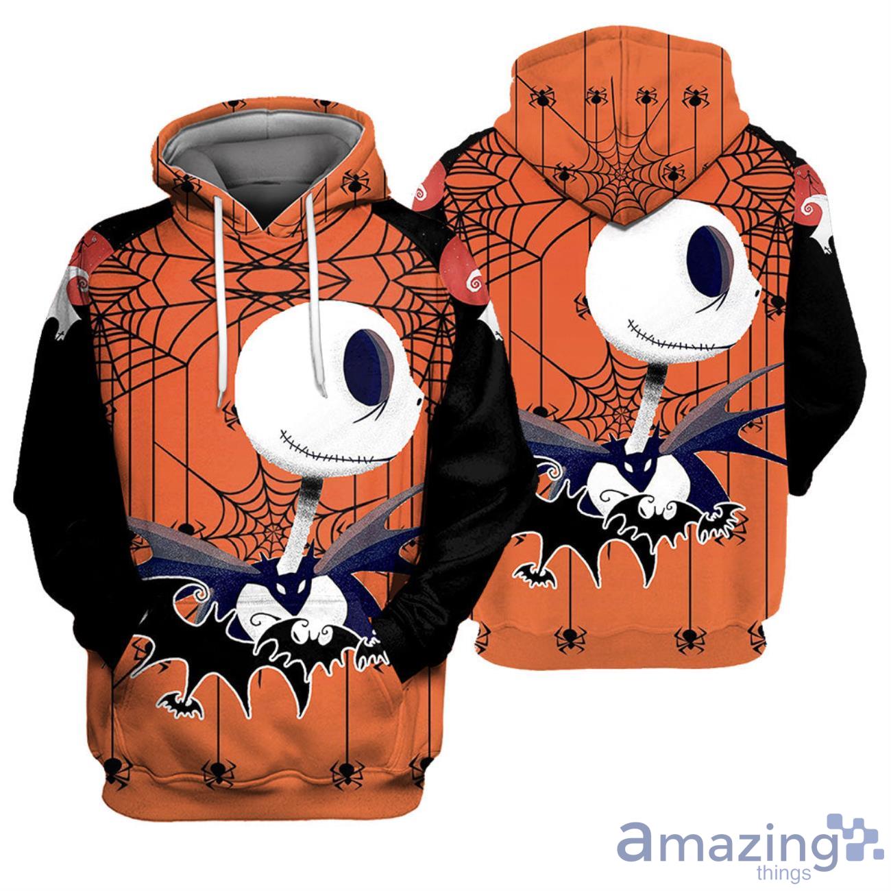 Orange Jack Skellington Halloween Gift 3D All Over Printed Shirts Product Photo 1