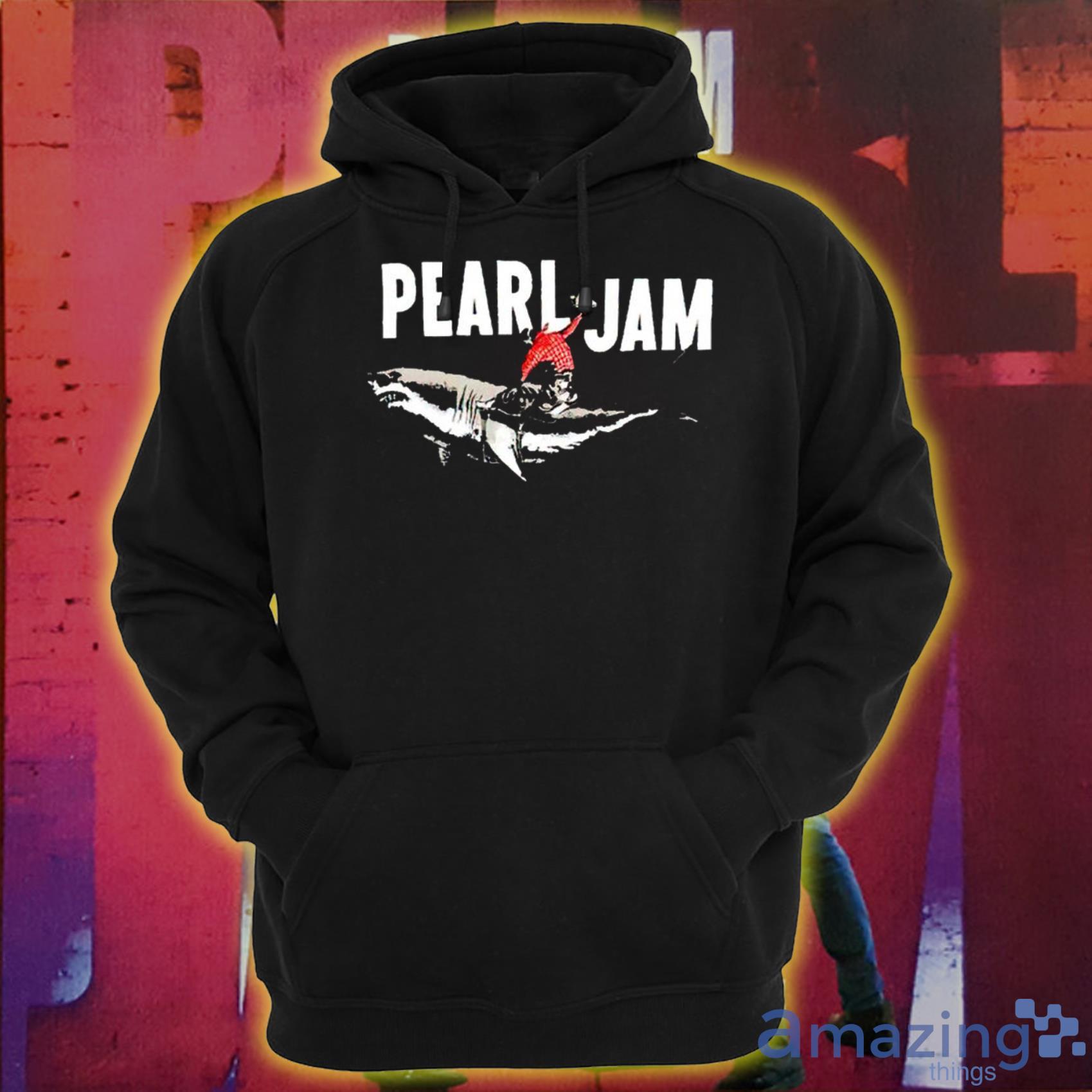 Pearl Jam Shark Cowboy Trending T Shirt 2022 image Pearl Jam Shark Cowboy Trending T-Shirt 2022 Product Photo 5