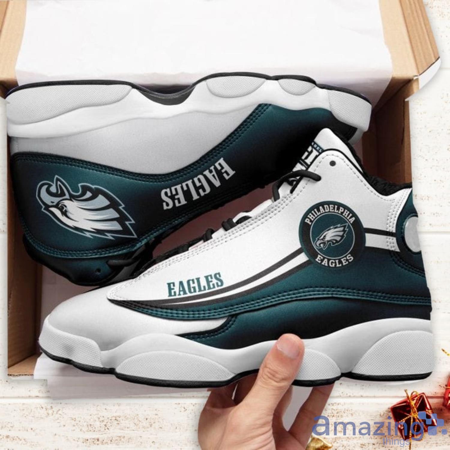 Philadelphia Eagles Air Jordan 13 Sneakers For Men Women Running Shoes