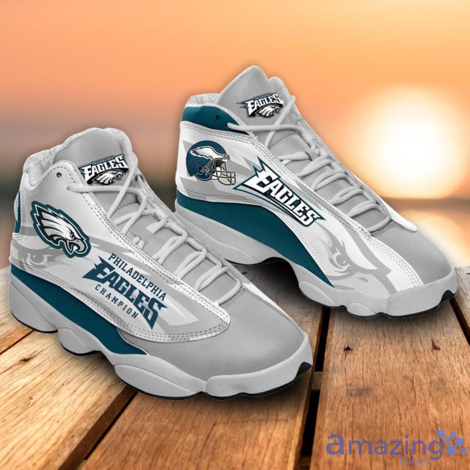 Philadelphia Eagles Custom Name Air Jordan 11 Sneakers Shoes