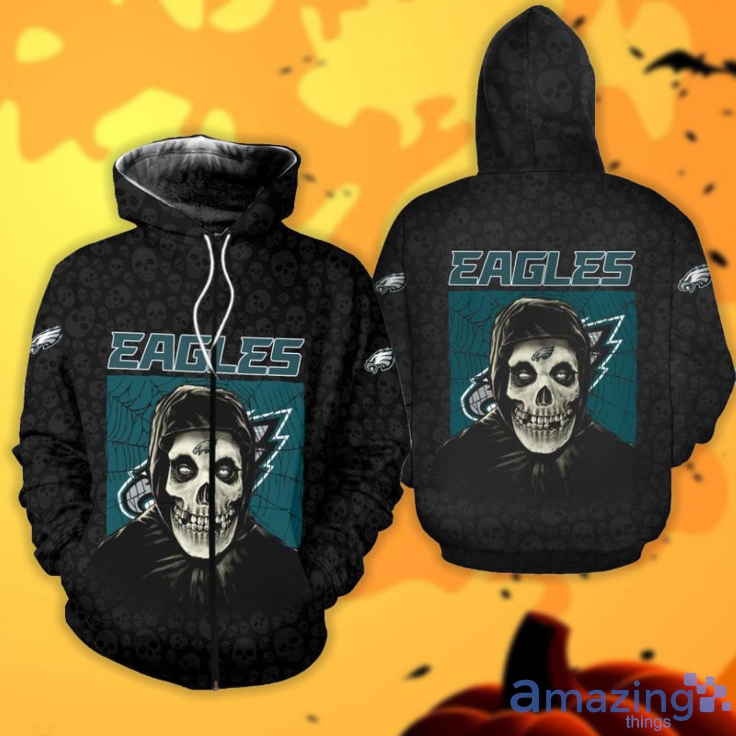 Philadelphia Eagles T shirt 3D Halloween Horror For Men And Women -  Freedomdesign