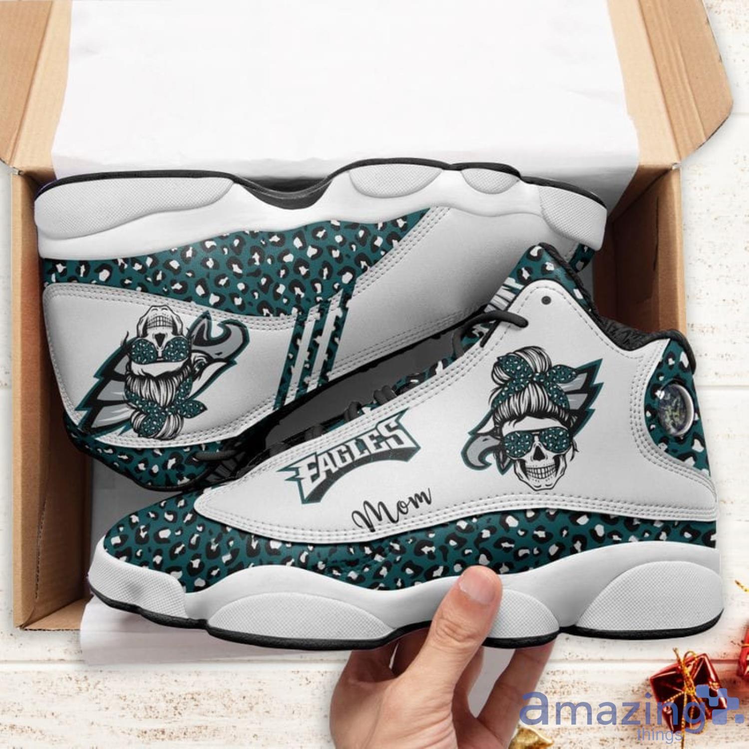 Philadelphia Eagles NFL Black Brown Air Jordan 13 - Owl Fashion Shop