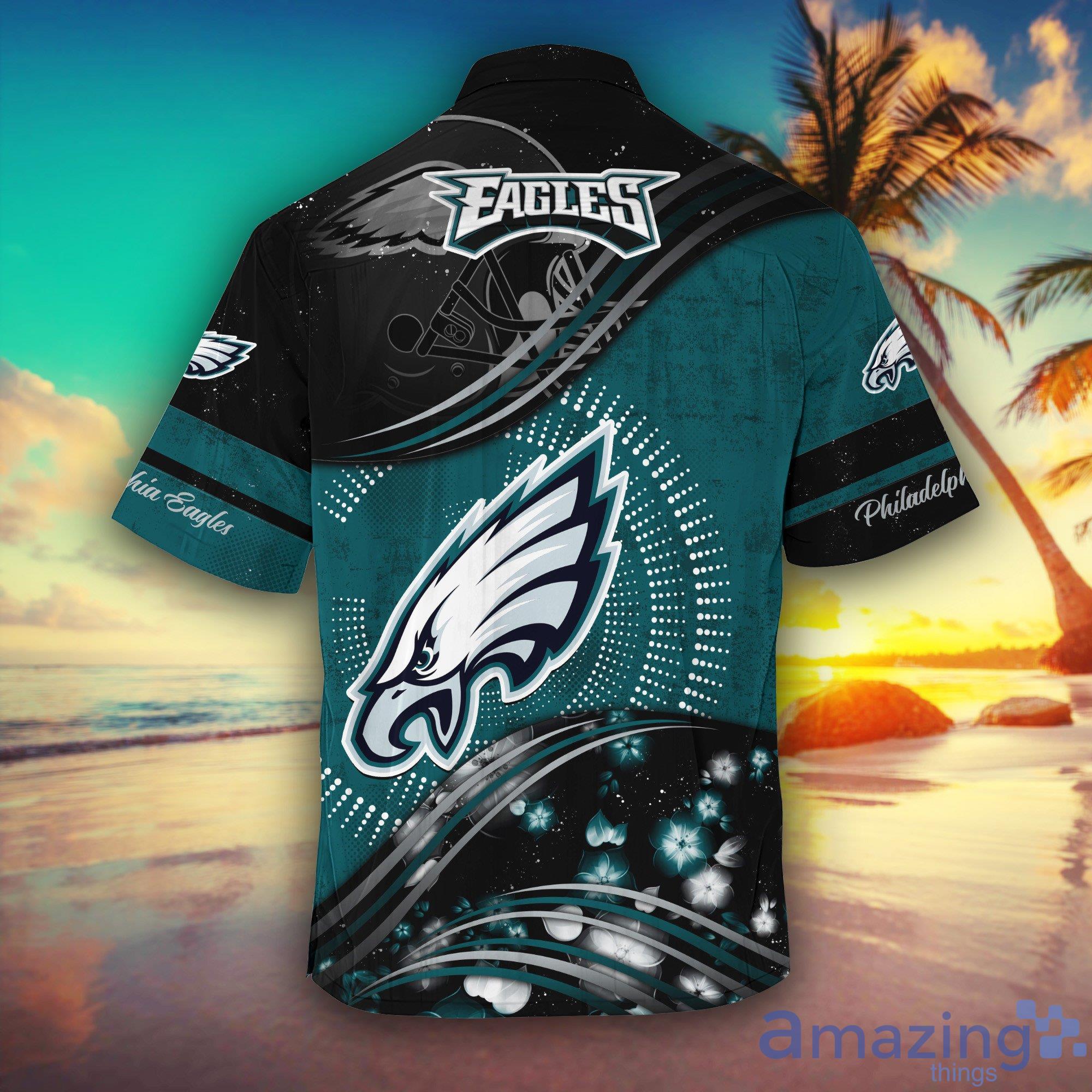 Philadelphia Eagles Floral NFL Baseball Jersey Shirt –