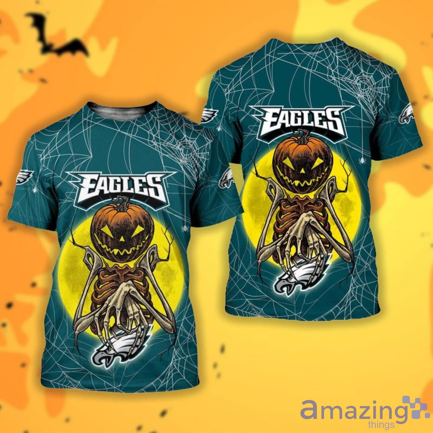 Halloween Philadelphia Eagles Shirt - High-Quality Printed Brand