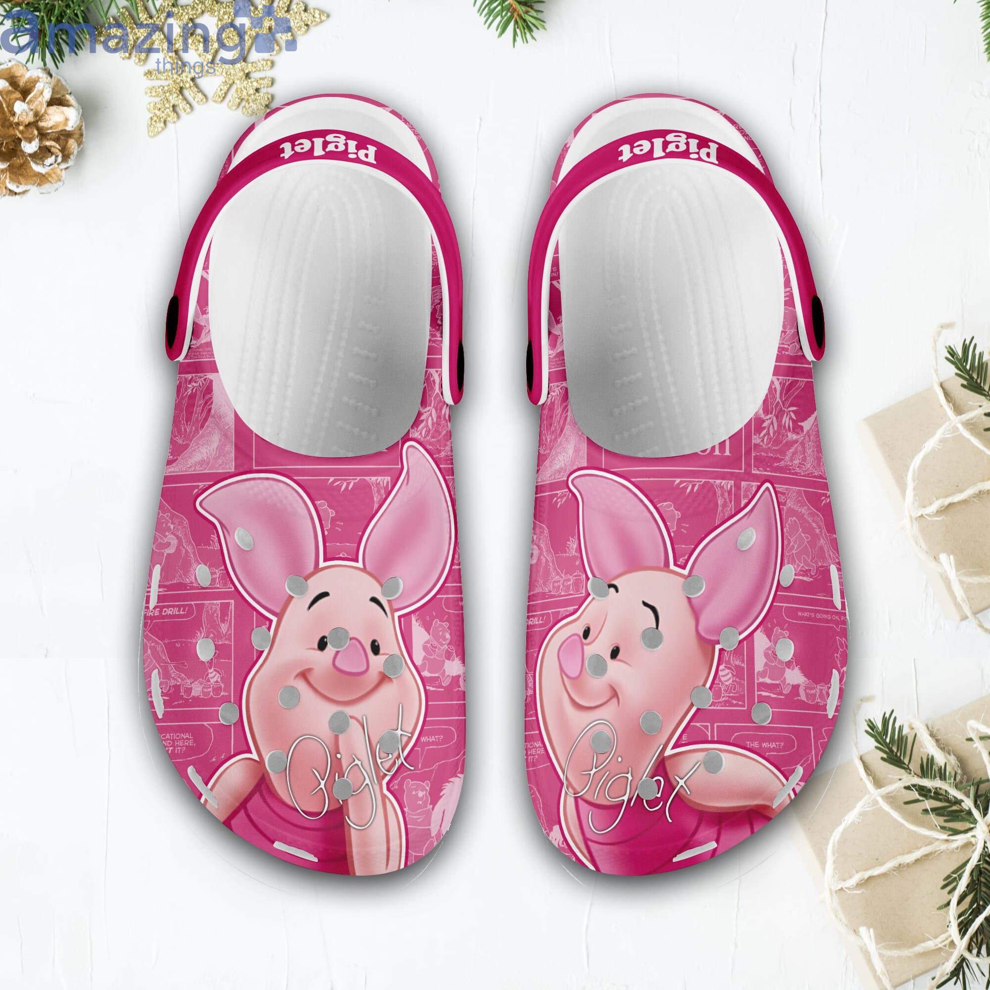 Piglet Cute Pig Pink Pattern Disney Cartoon Clog For Men And Women Product Photo 1