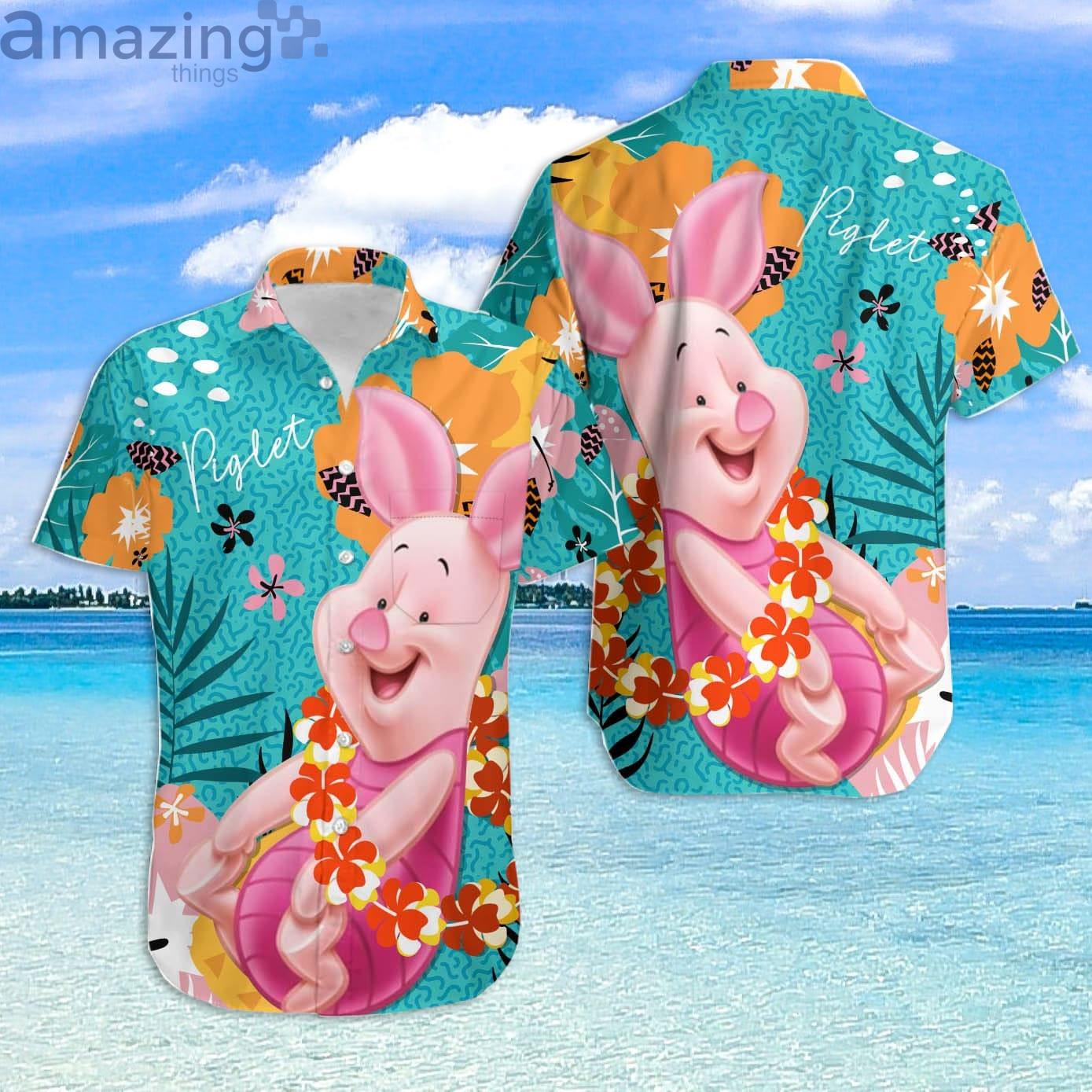 Piglet Disney Cartoon Lover Hawaiian Shirt Product Photo 1