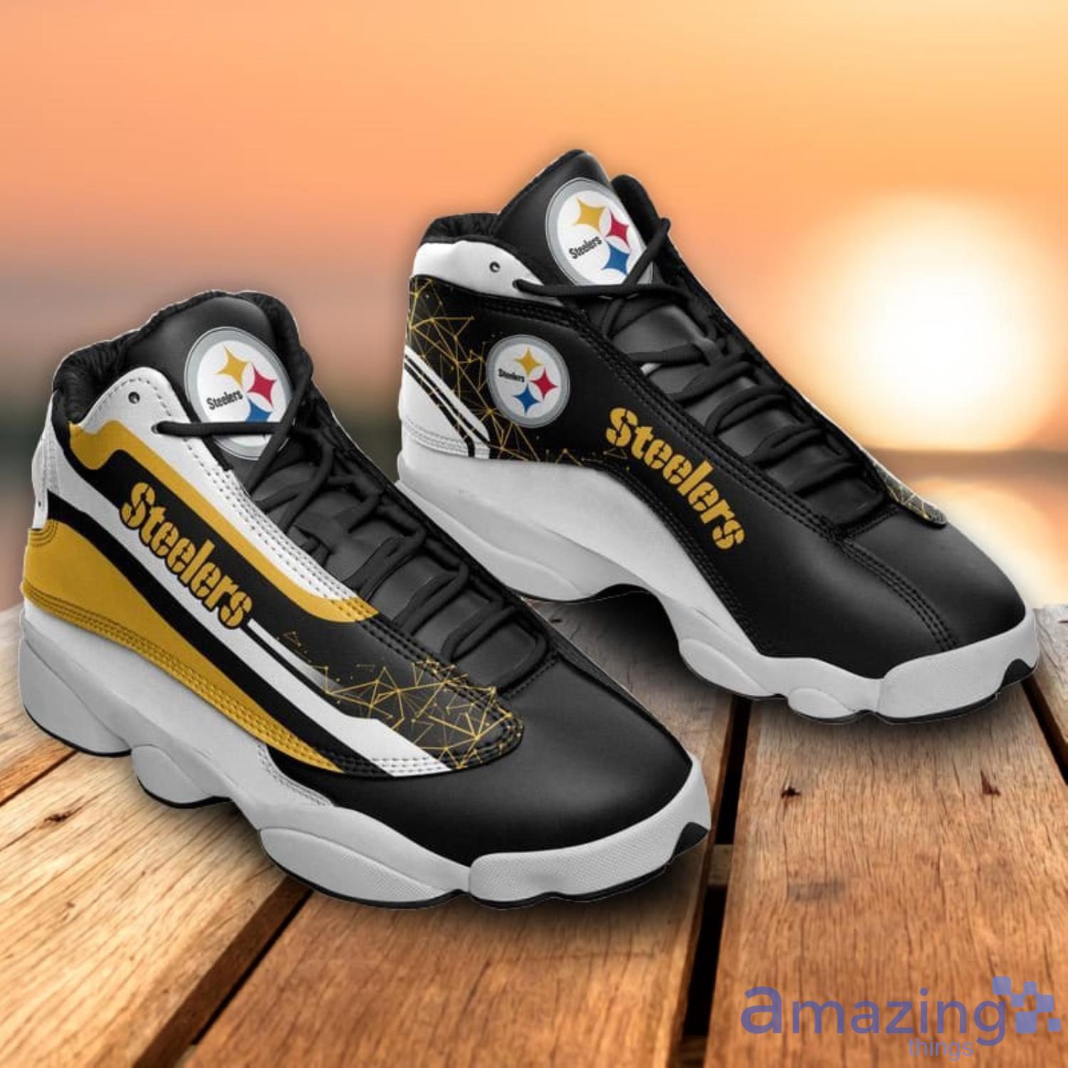 Pittsburgh Steelers Air Jordan 13 Sneaker, Custom Steelers Gear