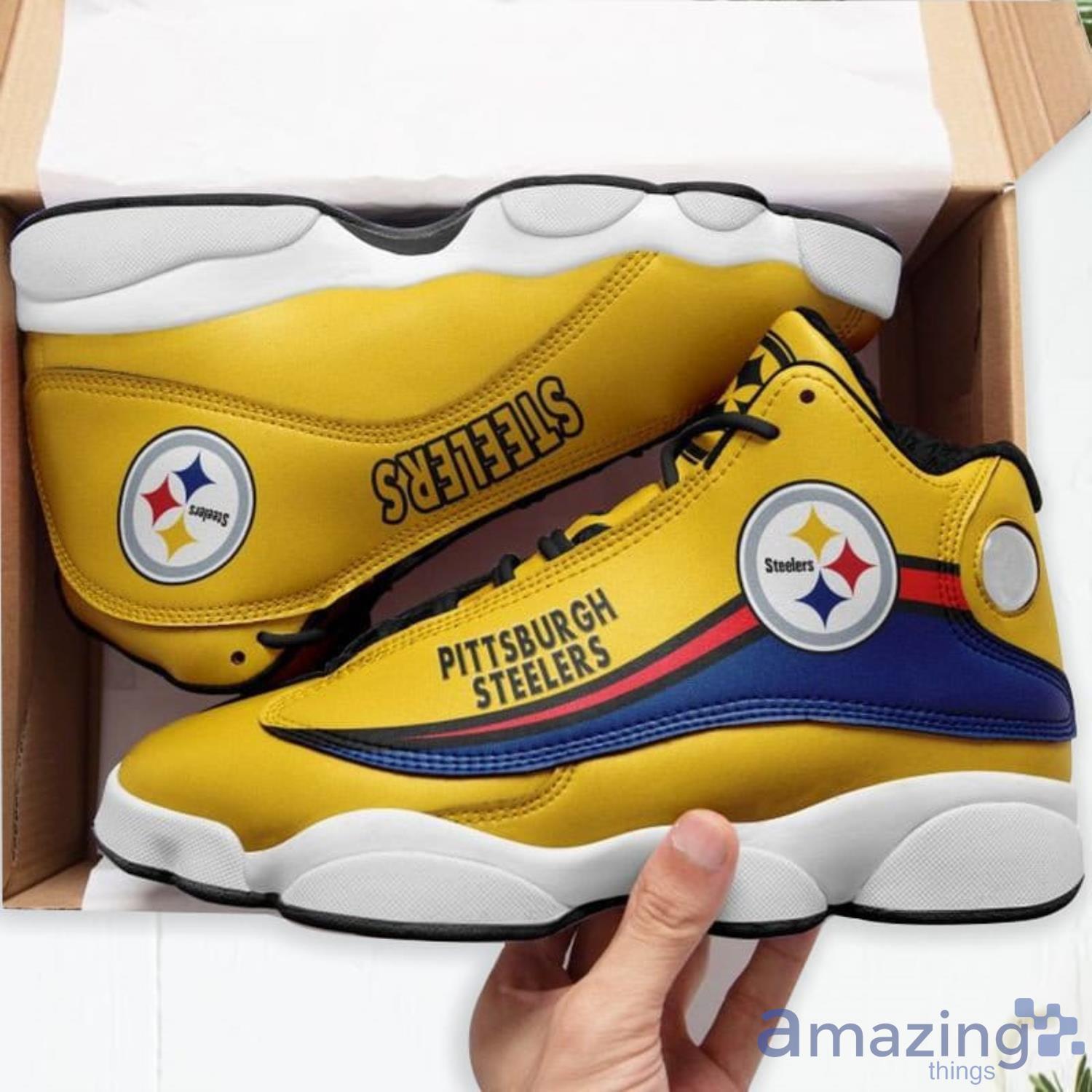 Pittsburgh Steelers Air Jordan 13 Sneakers For Men Women Running Shoes Product Photo 1