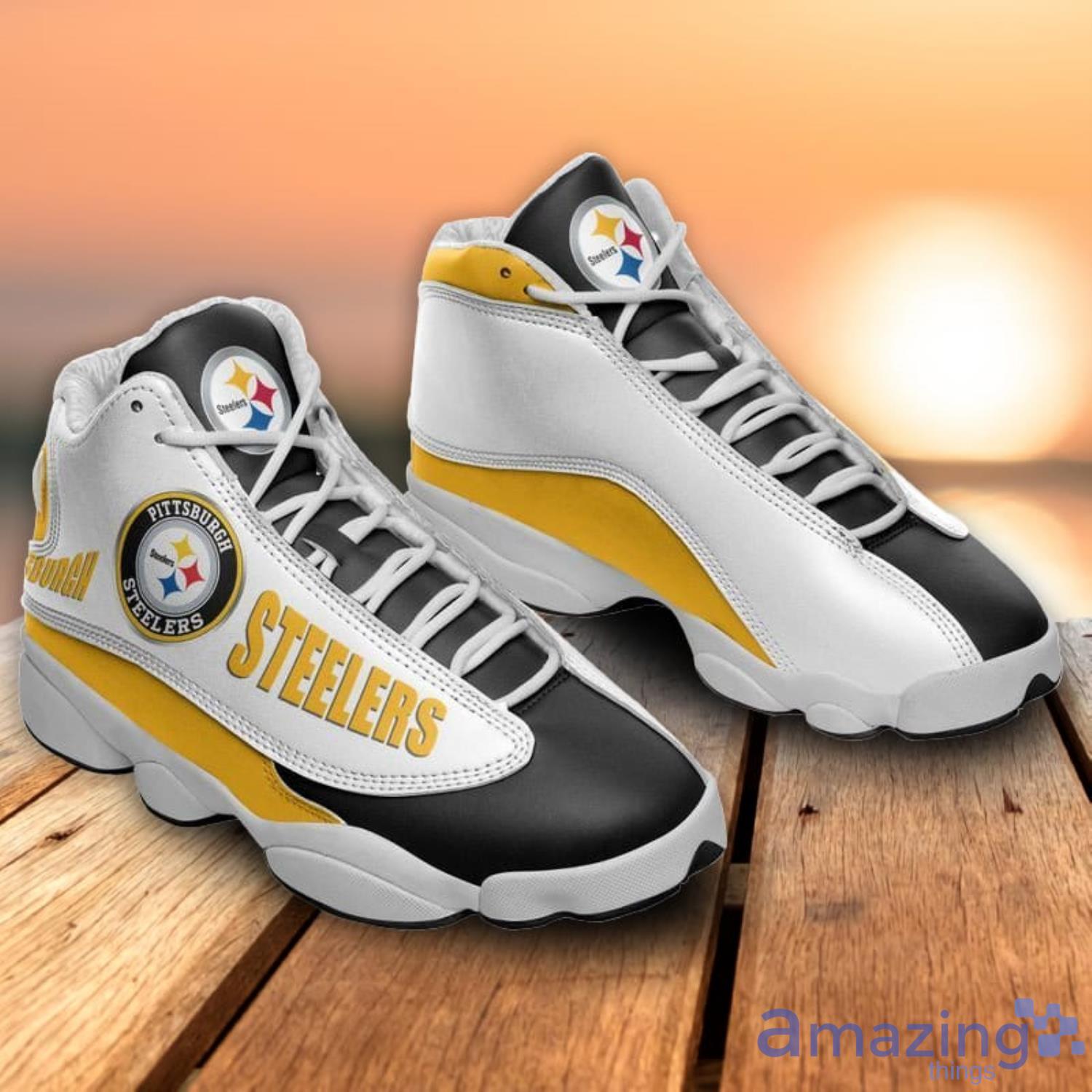 Pittsburgh Steelers Air Jordan 13 Sneakers Shoes Fans Gift Product Photo 1