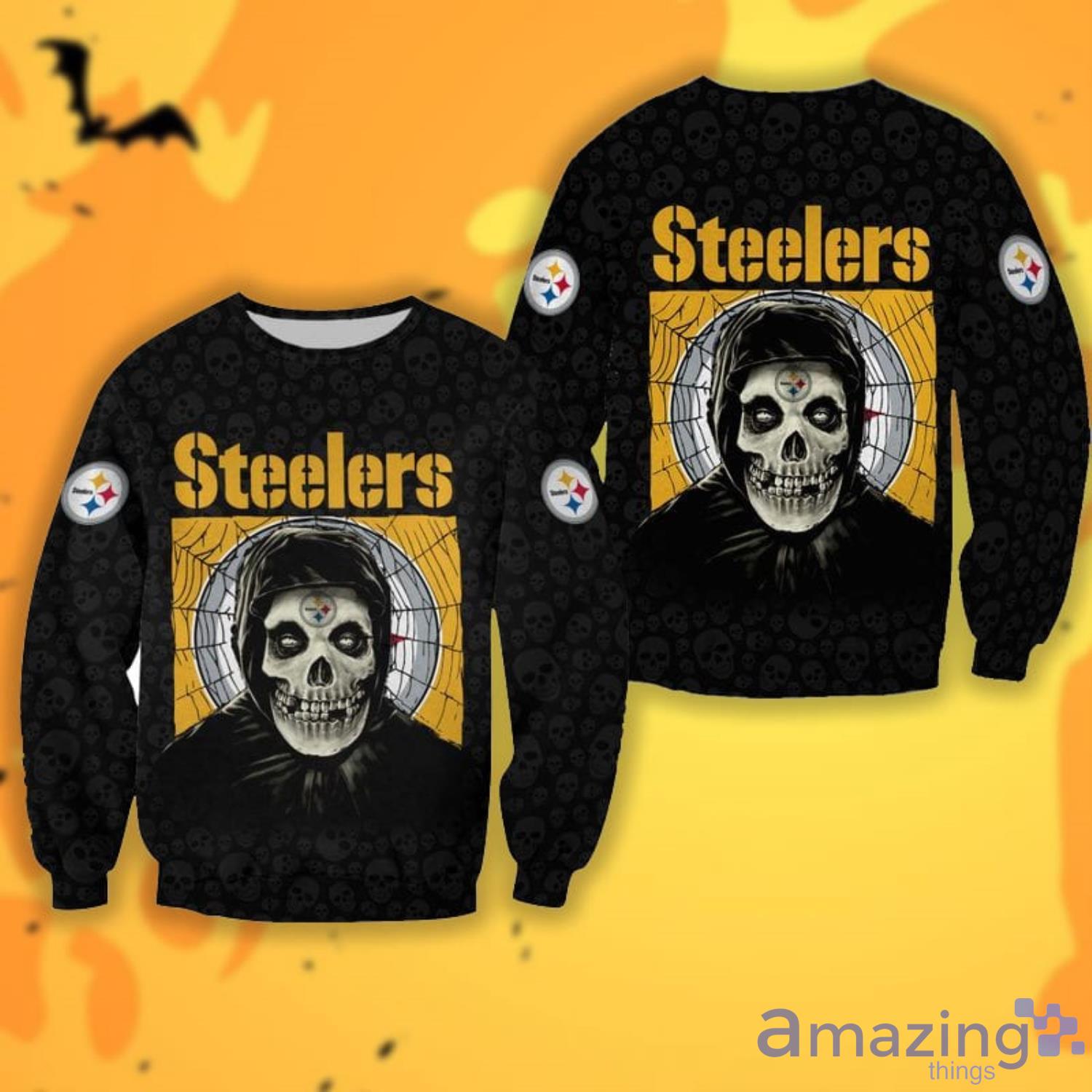 Pittsburgh Steelers Halloween Misfit 3D All Over Printed Shirts