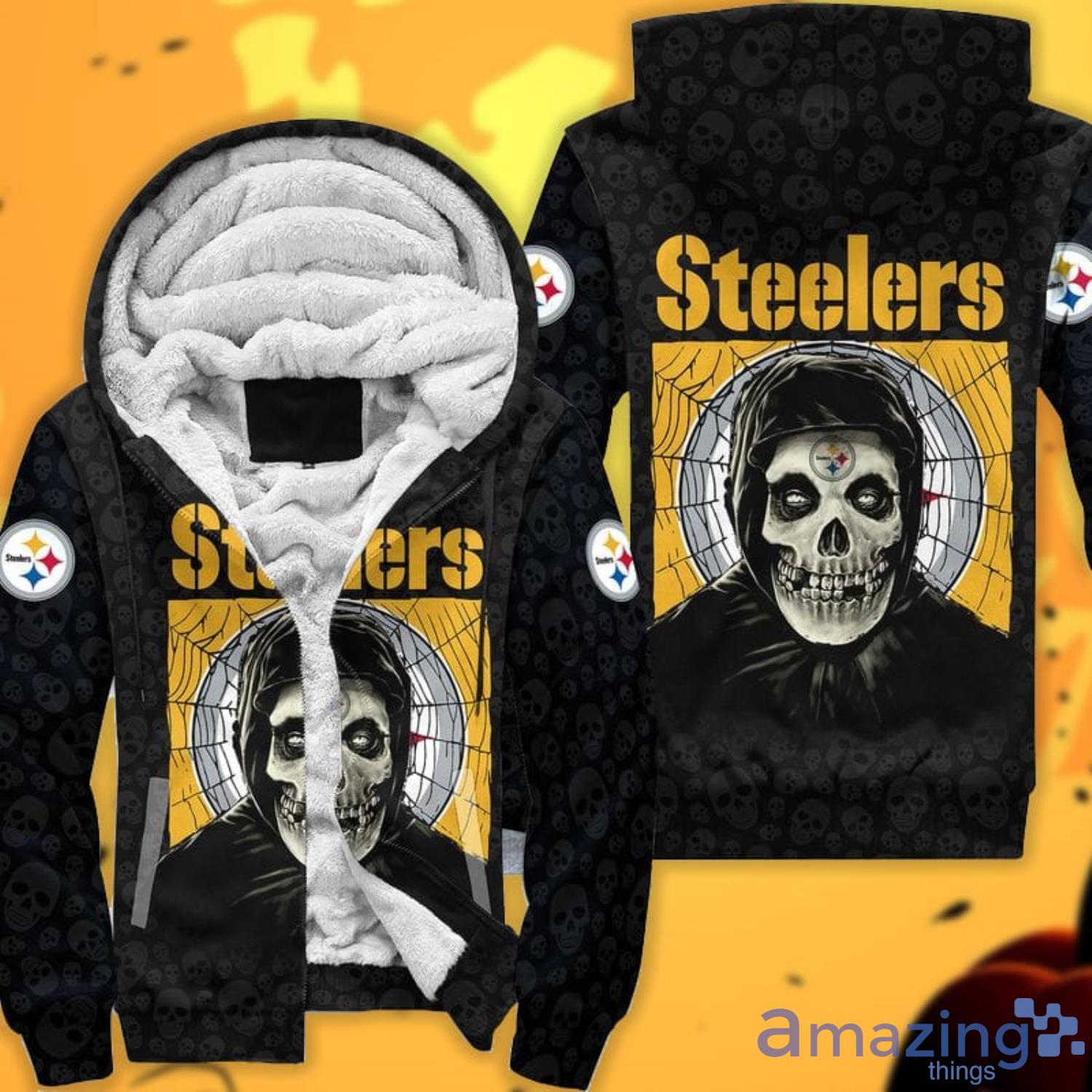 Pittsburgh Steelers Halloween Misfit 3D All Over Printed Shirts image Pittsburgh Steelers Halloween Misfit 3D All Over Printed Shirts Product Photo 5