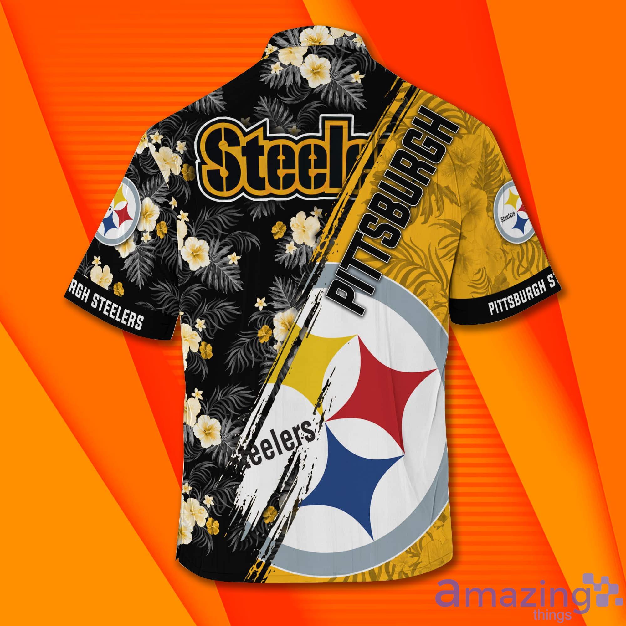 Pittsburgh Steelers NFL All Over Print Short Sleeves Hawaiian Shirt Product Photo 1
