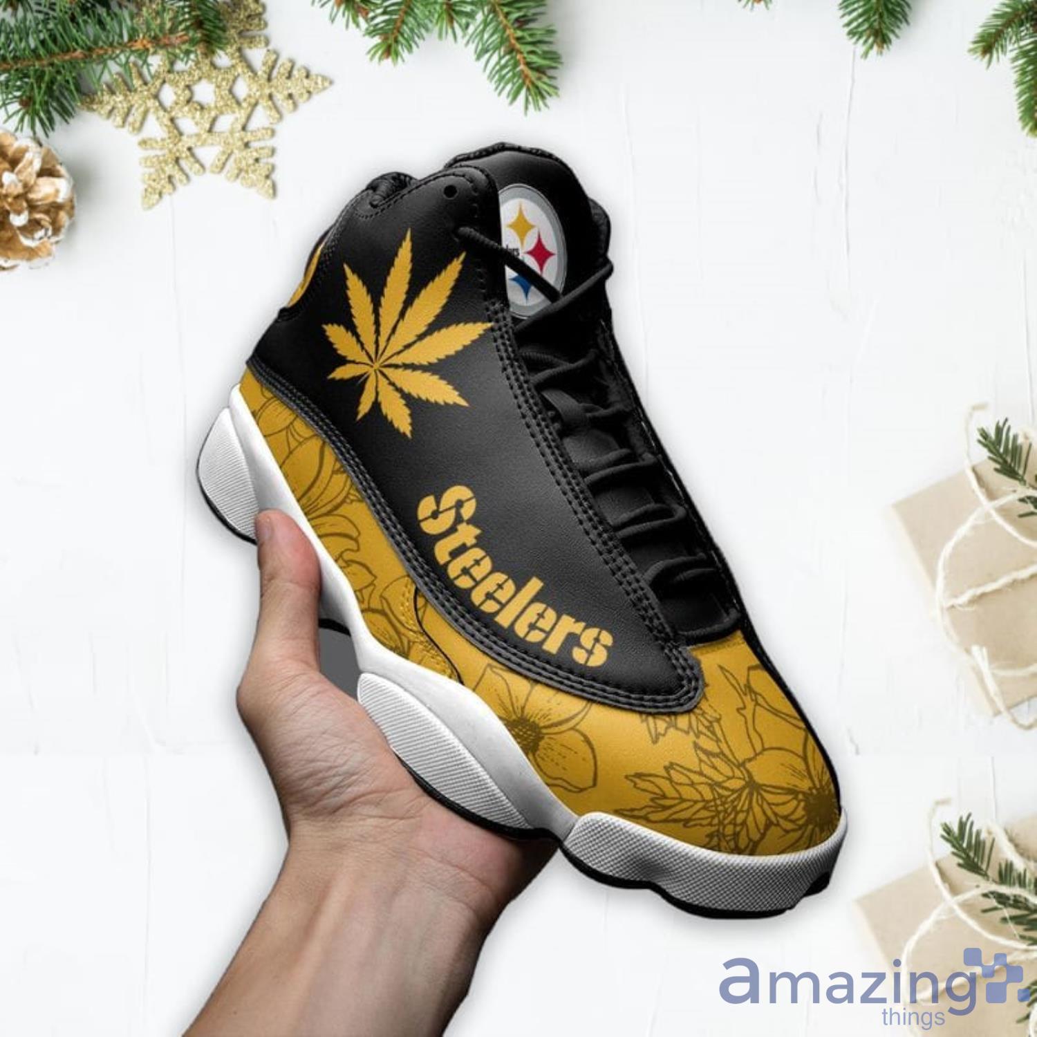 Pittsburgh Steelers Air Jordan 13 Sneaker, Custom Steelers Gear