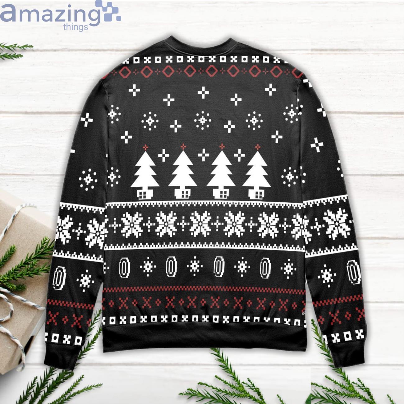 Chicago Bears Christmas Pine Tree Pattern Ugly Christmas Sweater