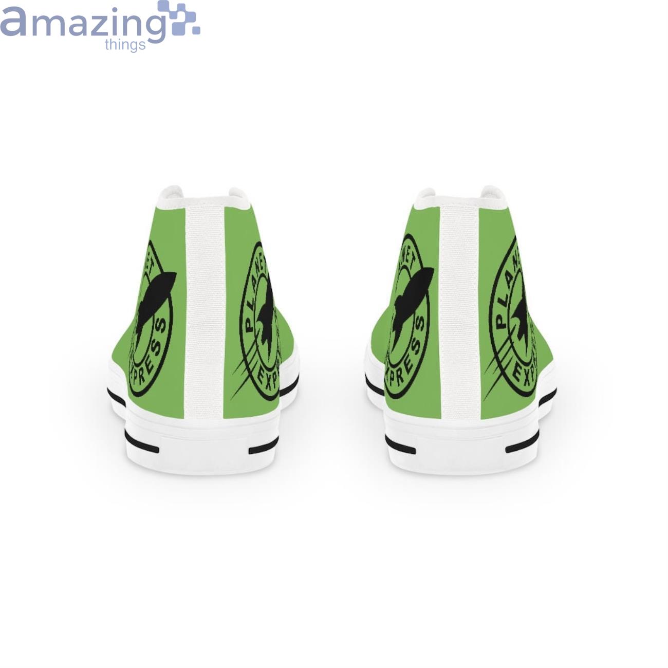 Planet Express Green High Top Shoes image Planet Express Green High Top Shoes Product Photo 4