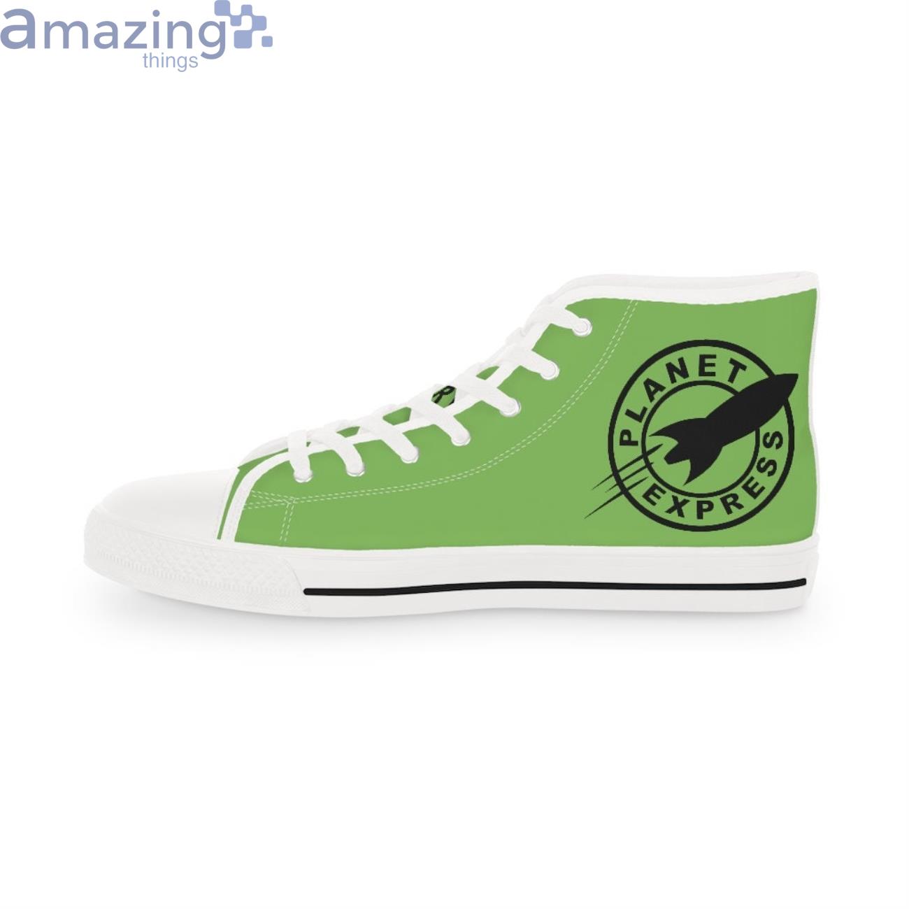 Planet Express Green High Top Shoes image Planet Express Green High Top Shoes Product Photo 6