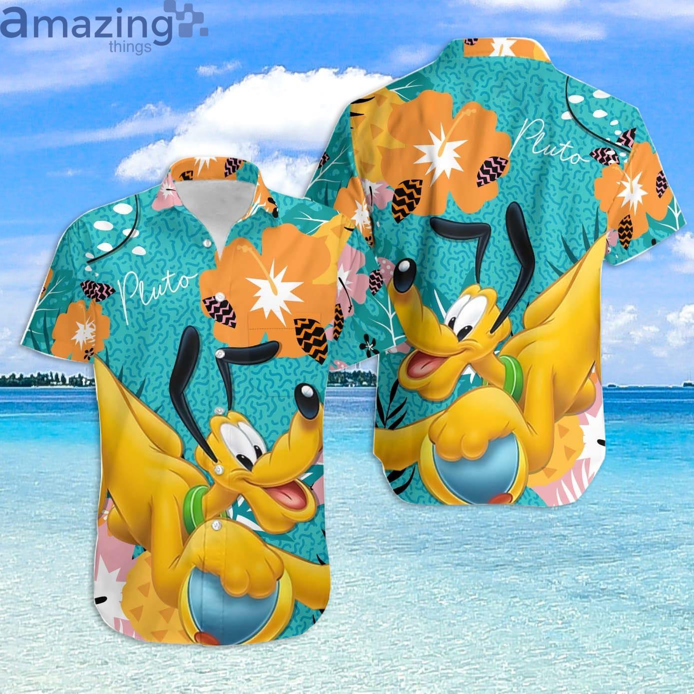 Pluto Dog Disney Cartoon Lover Hawaiian Shirt Product Photo 1