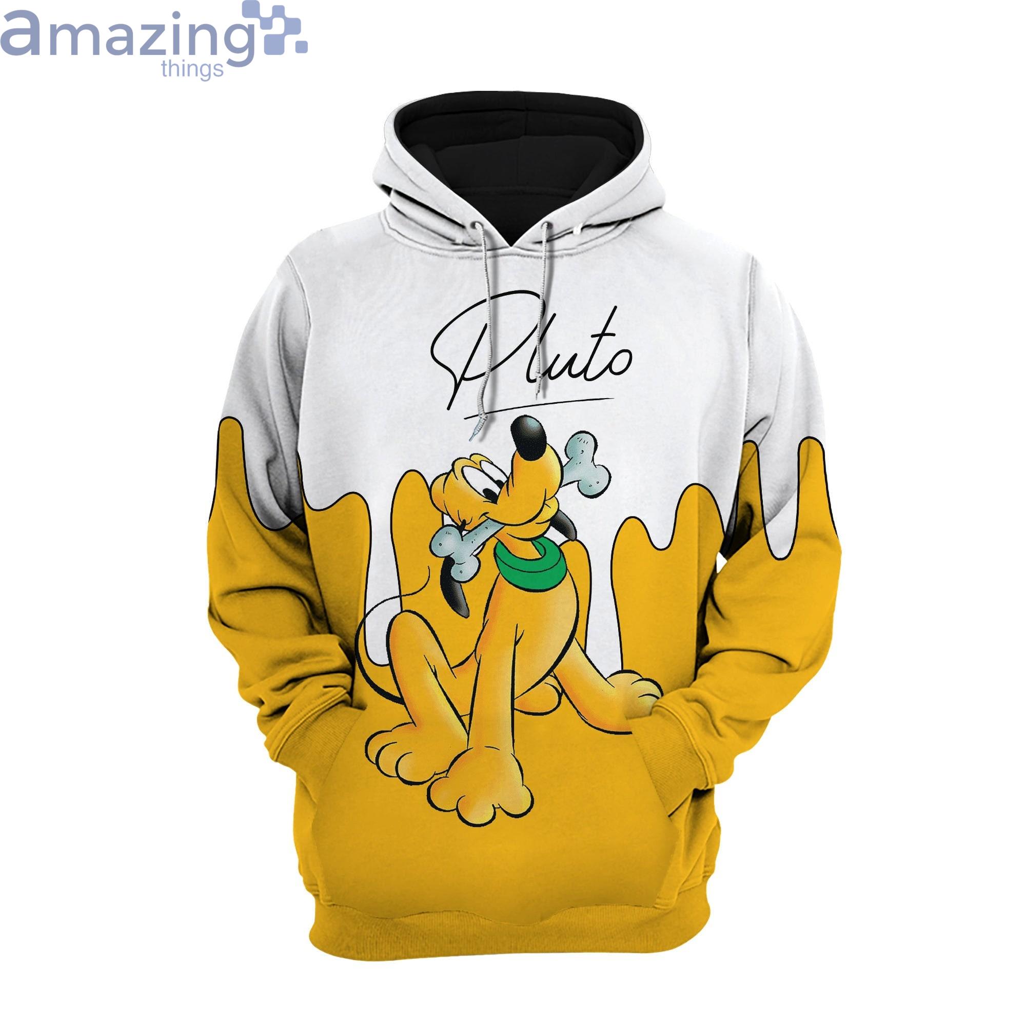 Pluto Dog Disney Cartoon Graphics Unisex 3D Baseball Jersey