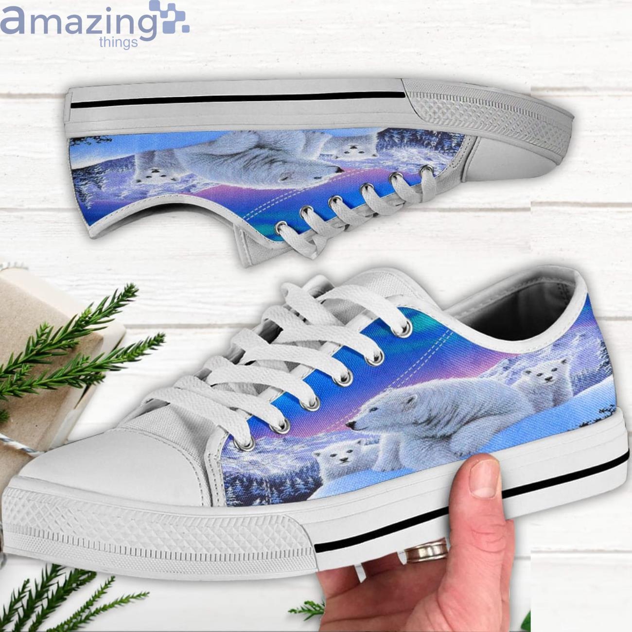 Polar Bears Low Top Canvas Shoes Polar Bears Shoes For Men And Women Product Photo 1 Polar Bears Low Top Canvas Shoes Polar Bears Shoes For Men And Women Product Photo 1
