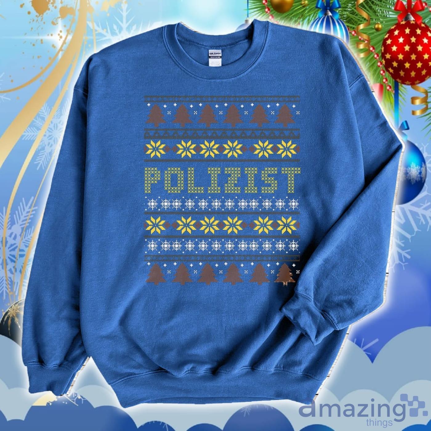 Polizist Officer Ugly Christmas Sweater 2D Tshirt Hoodie Sweatshirt image Polizist Officer Ugly Christmas Sweater 2D Tshirt Hoodie Sweatshirt Product Photo 6