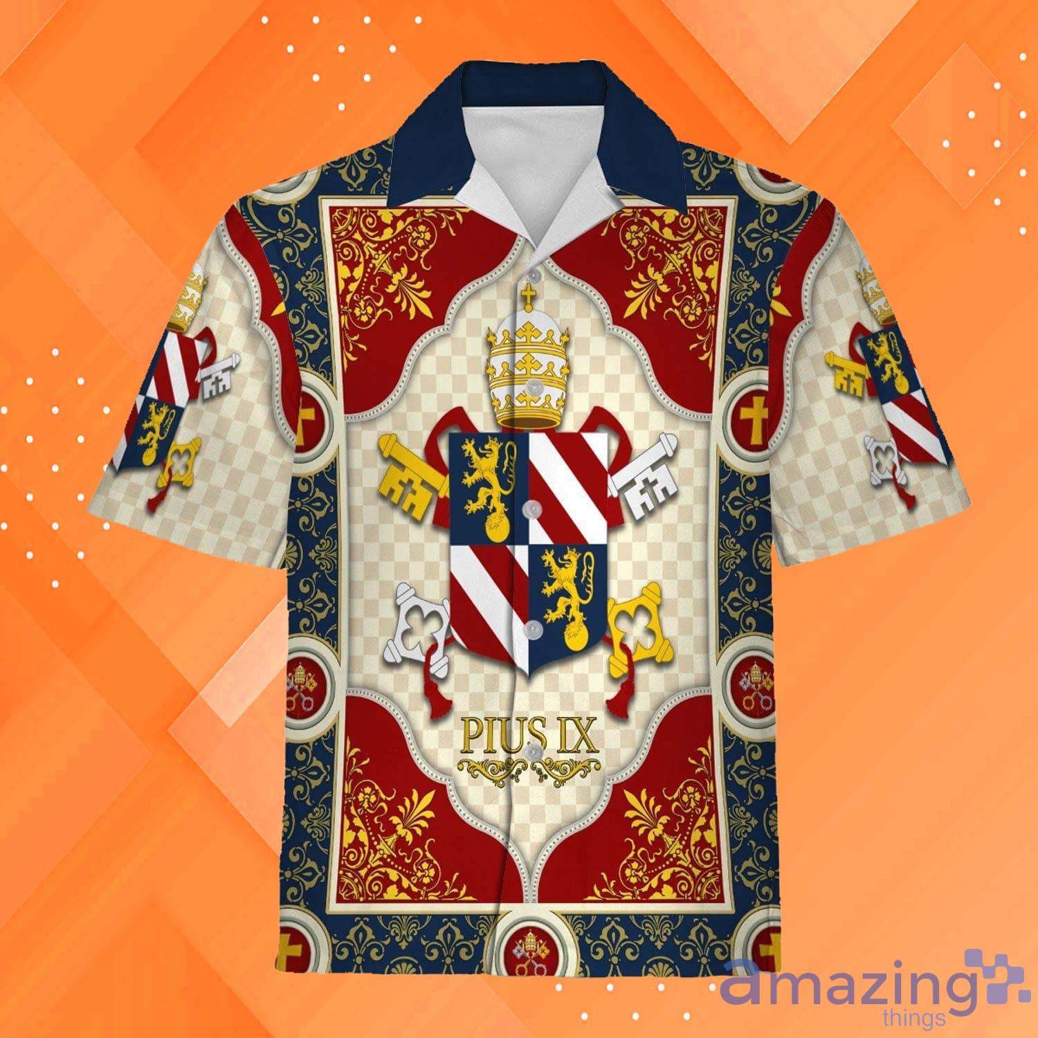 Pope Pius IX Coat Of Arms Hawaiian Shirt Product Photo 1