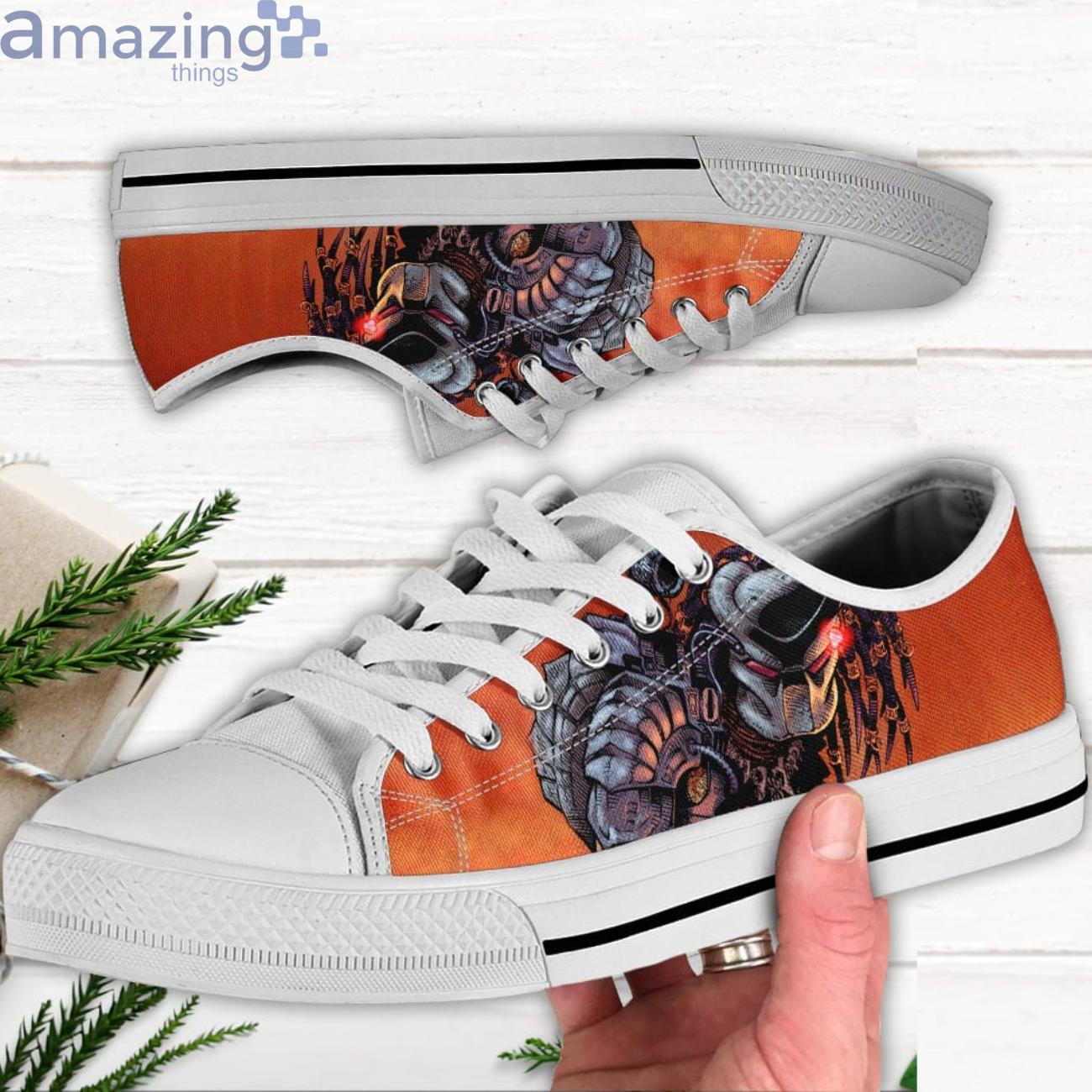 Predator Low Top Canvas Shoes Orange Predator Runners For Men And Women Product Photo 1 Predator Low Top Canvas Shoes Orange Predator Runners For Men And Women Product Photo 1