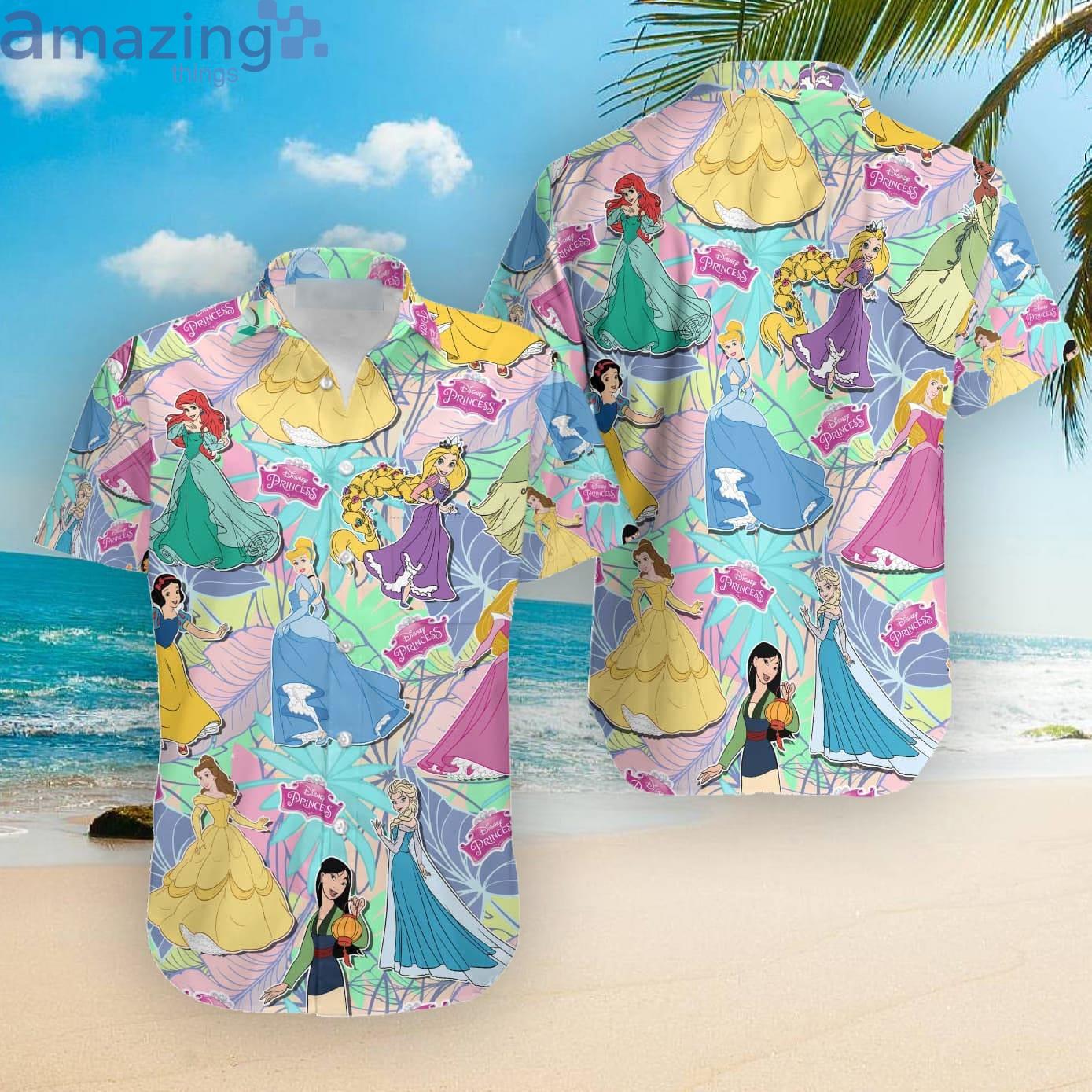 Princess Disney Cartoon Hawaiian Shirt Product Photo 1