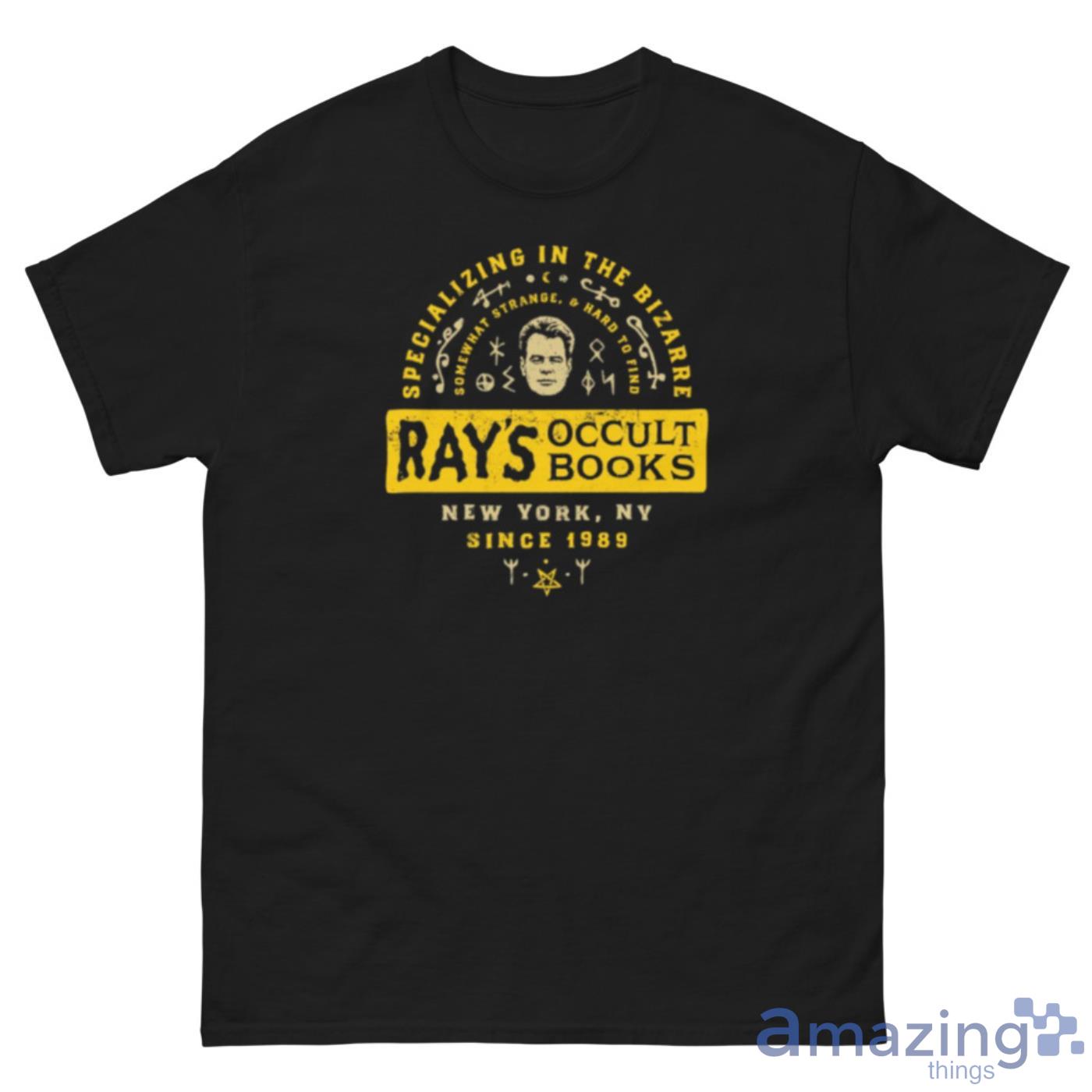 Ray's Occult Books Halloween T-Shirt - ray's-occult-books-halloween-t-shirt-1