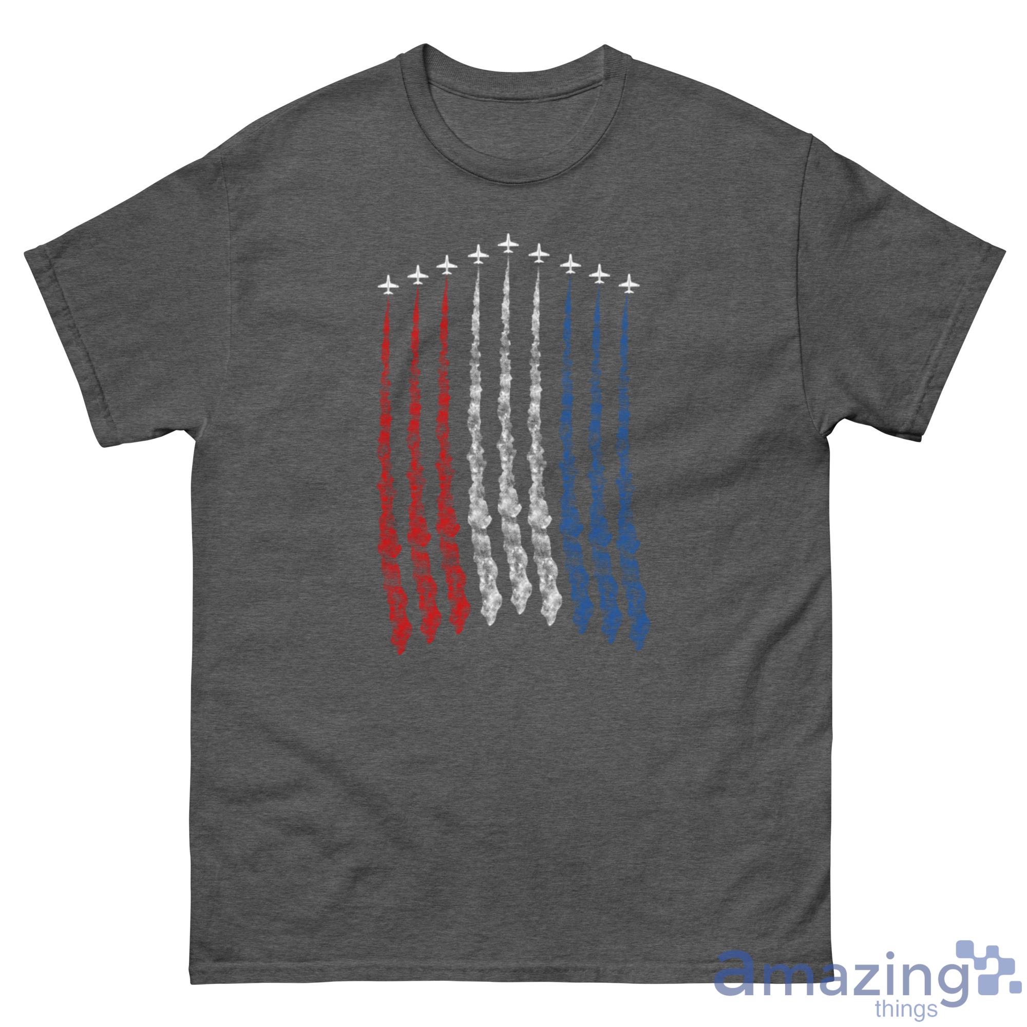 Red White Blue Air Force Flyover 4th July Shirt - G500 Men’s Classic Tee-1