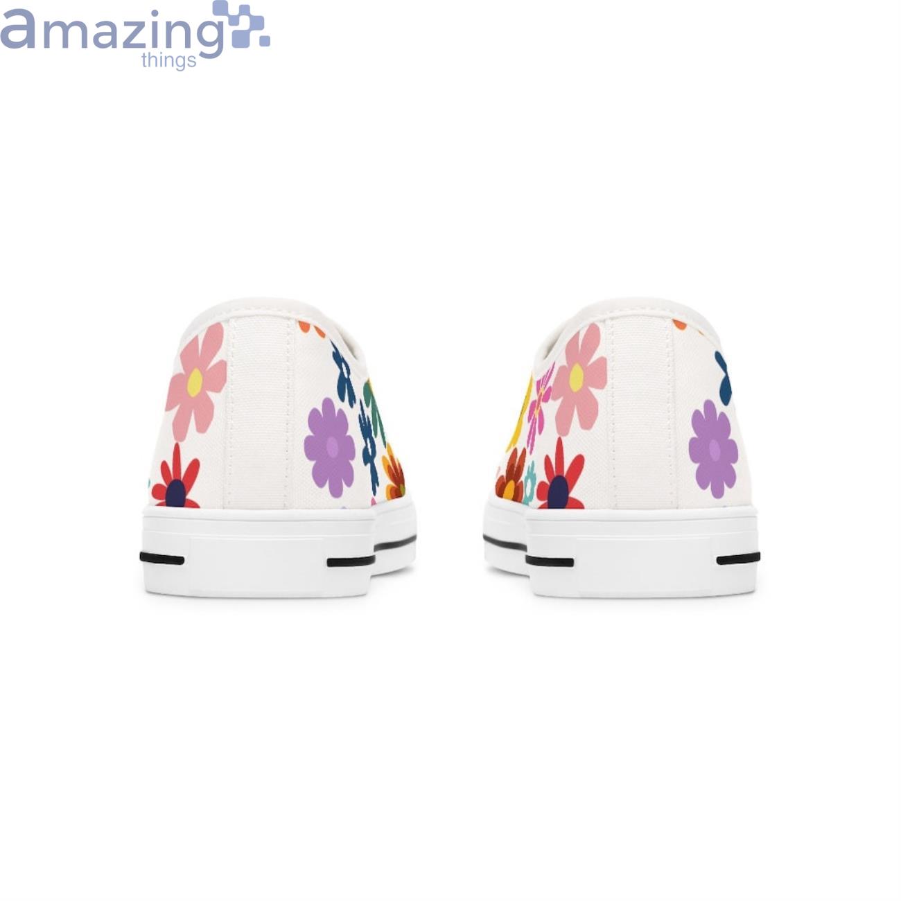 Vintage boho colorful flower on sale shoes