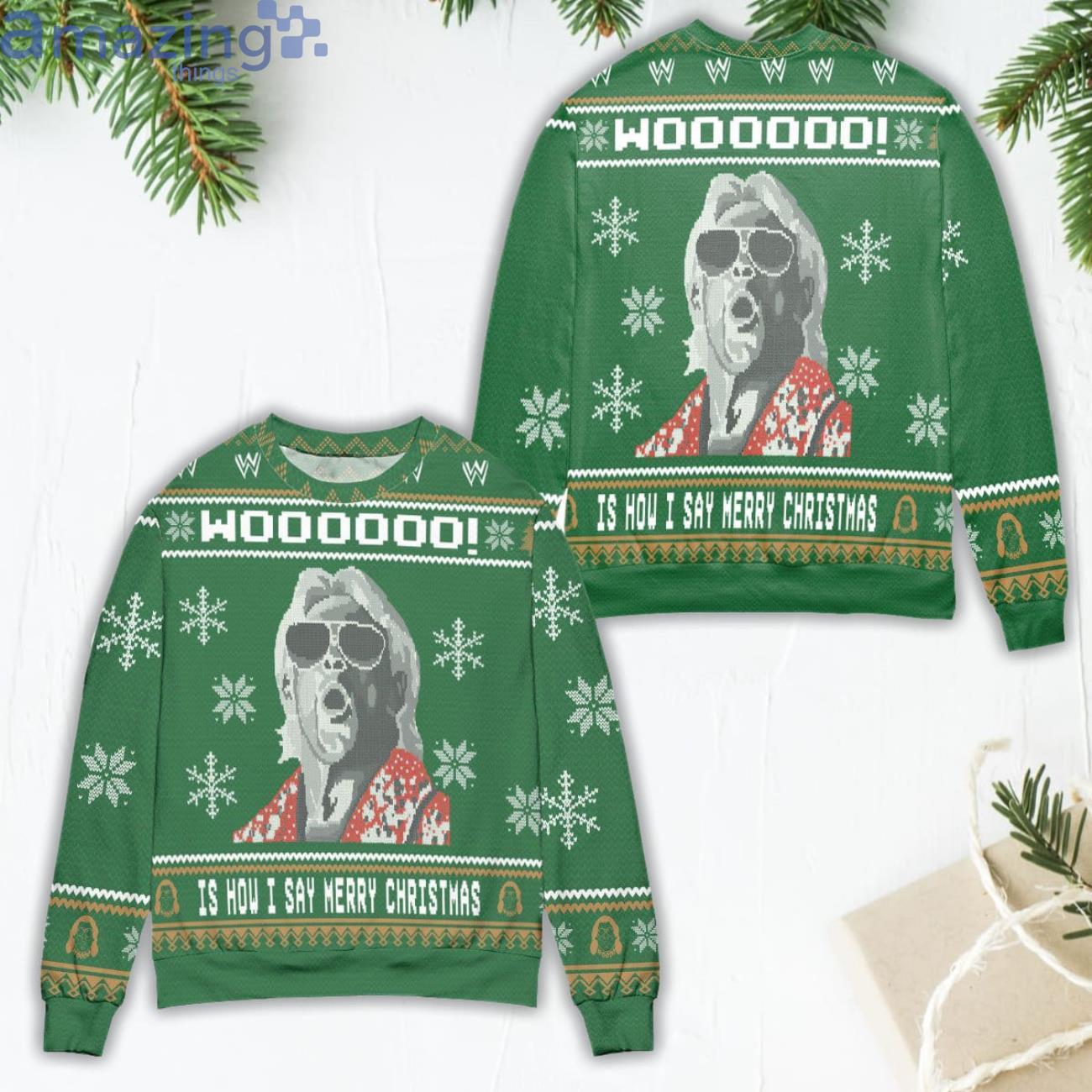 Ric flair hot sale holiday sweater