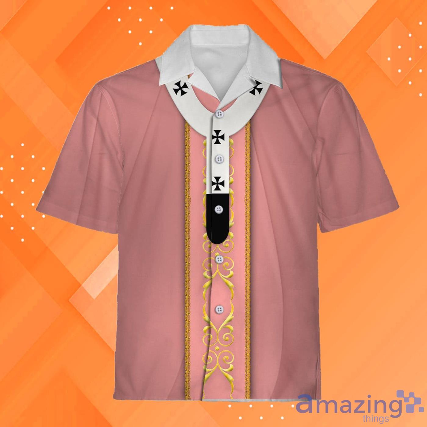 Rose Liturgical Vestment Christian Religion Hawaiian Shirt And Short Pant Product Photo 1 Rose Liturgical Vestment Christian Religion Hawaiian Shirt And Short Pant Product Photo 1