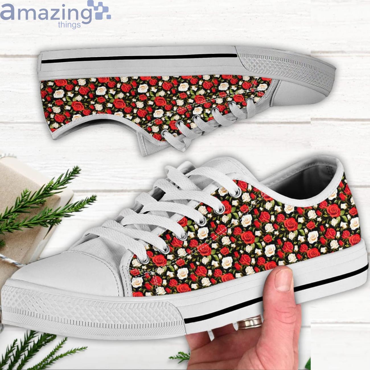 Roses Low Top Canvas Shoes Roses Shoes For Men And Women Product Photo 1 Roses Low Top Canvas Shoes Roses Shoes For Men And Women Product Photo 1