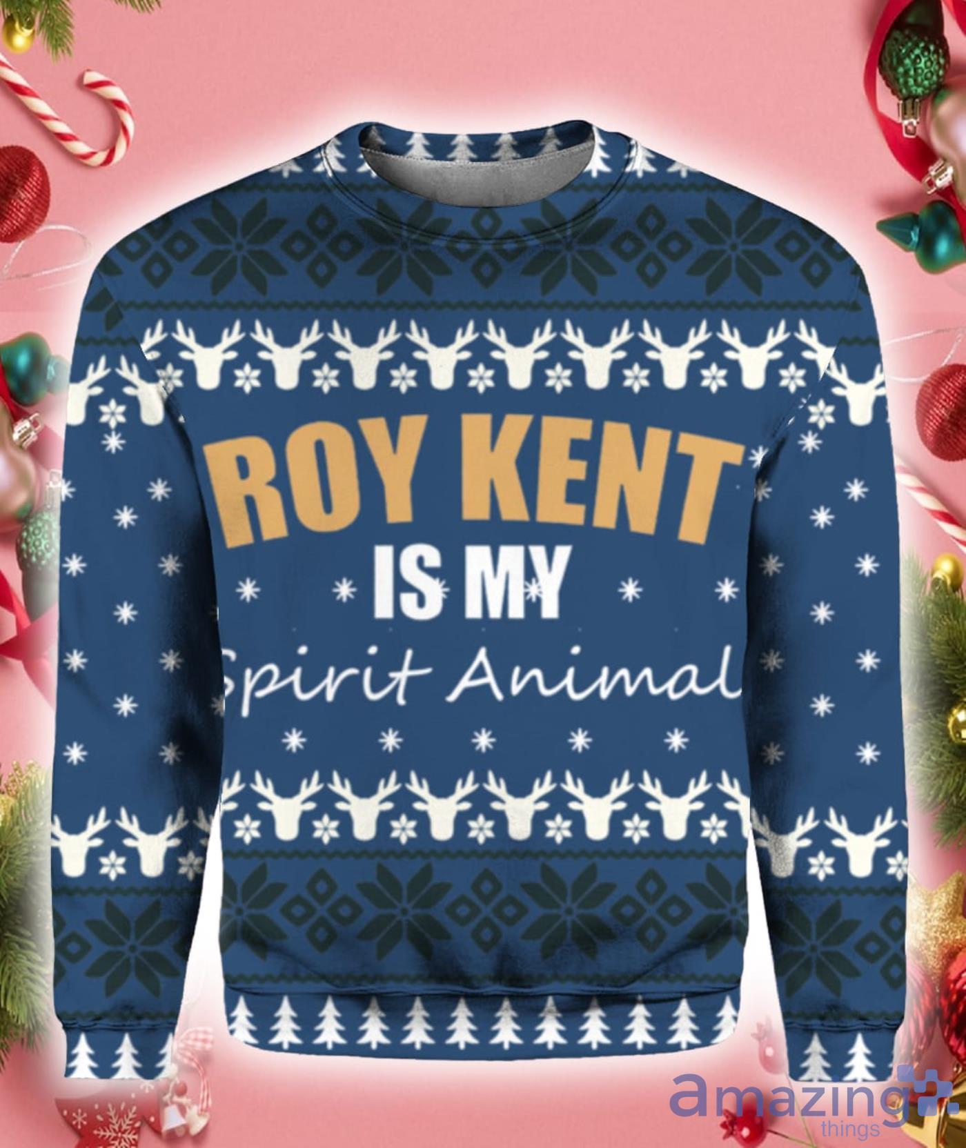 Roy Kent Is My Spirit Animal Ugly Christmas Pattern All Over Print 3D Sweater Hoodie image Roy Kent Is My Spirit Animal Ugly Christmas Pattern All Over Print 3D Sweater Hoodie Product Photo 2