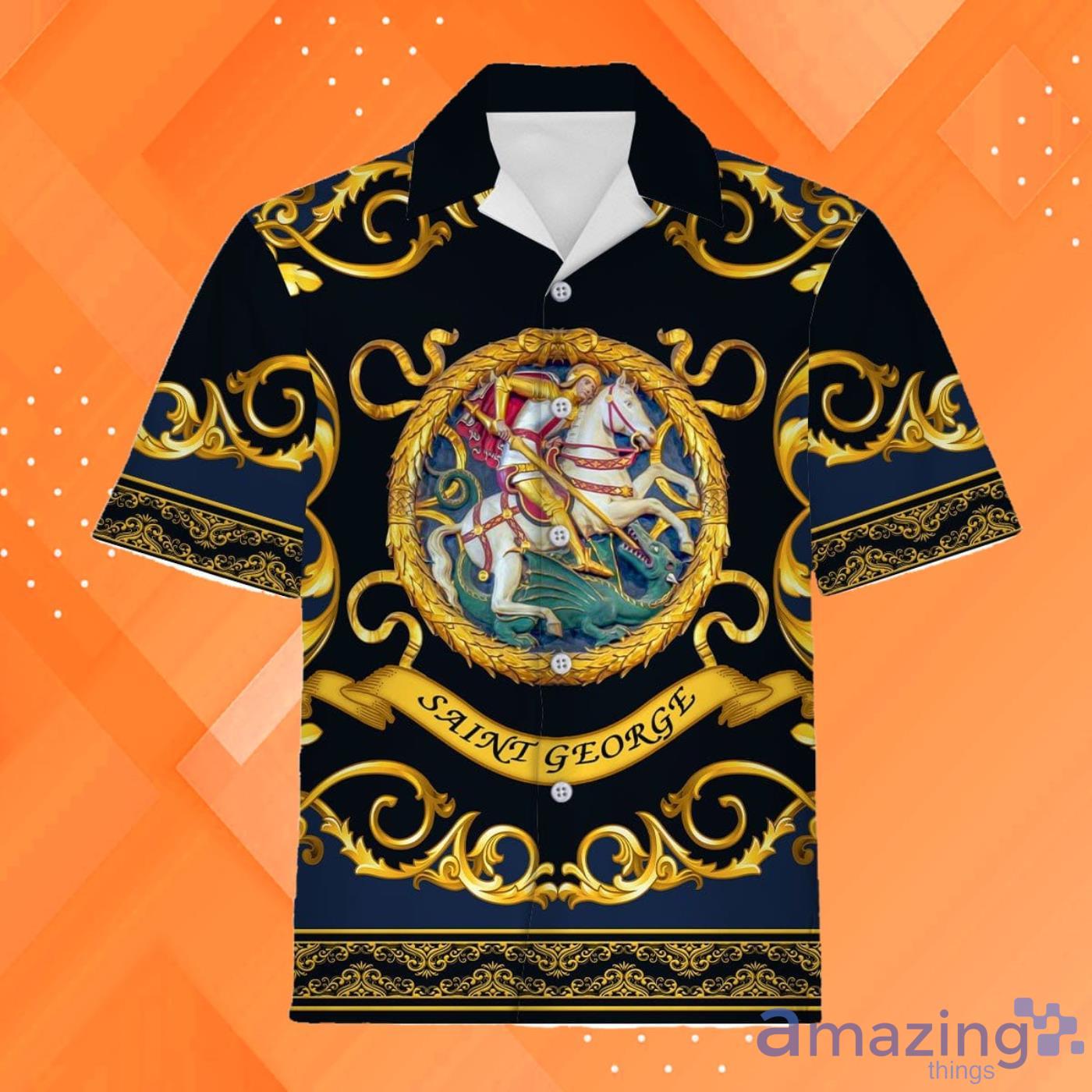 Saint George Full Print Hawaiian Shirt Product Photo 1 Saint George Full Print Hawaiian Shirt Product Photo 1