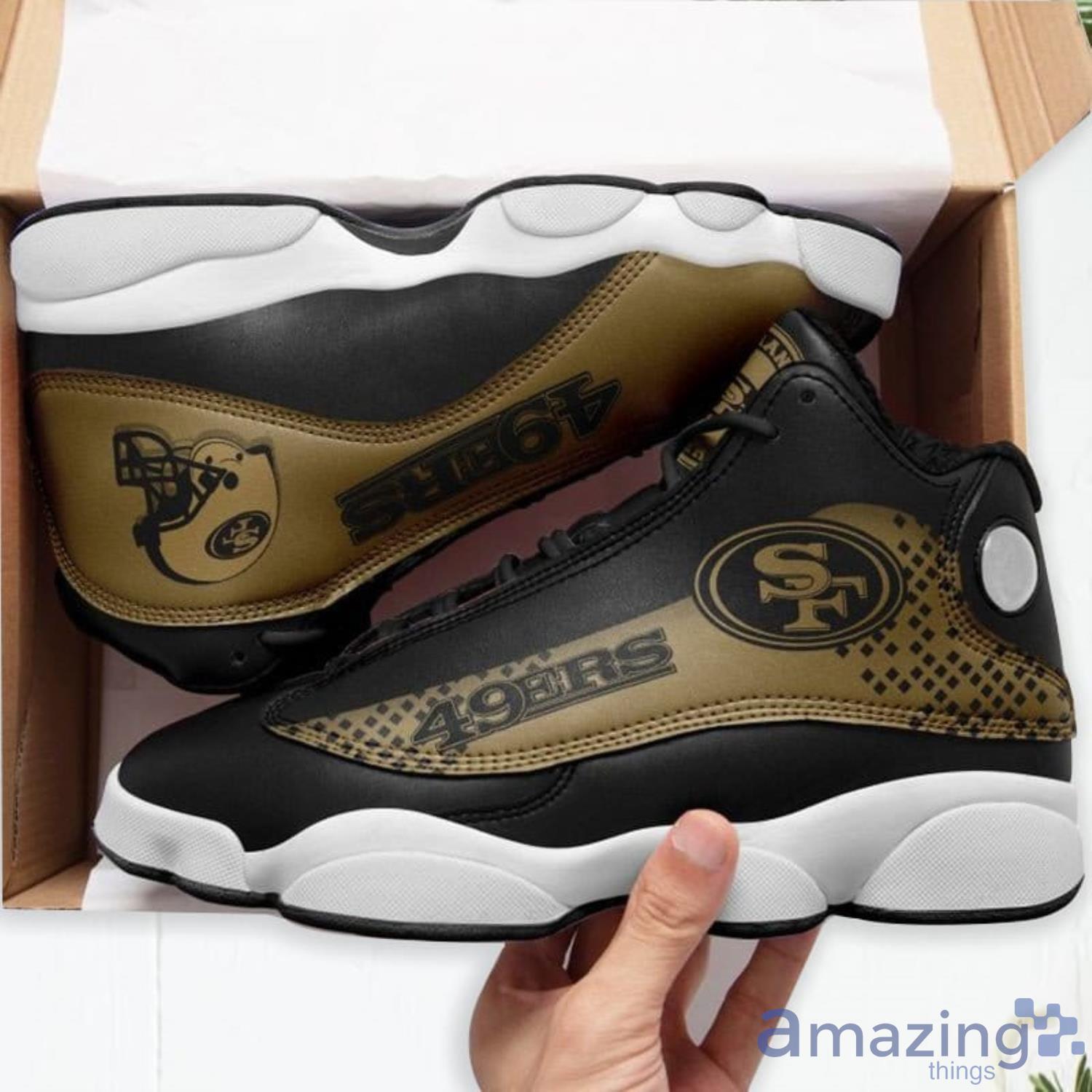 San Francisco 49ers Air 13 Sneakers For Men Women Product Photo 1