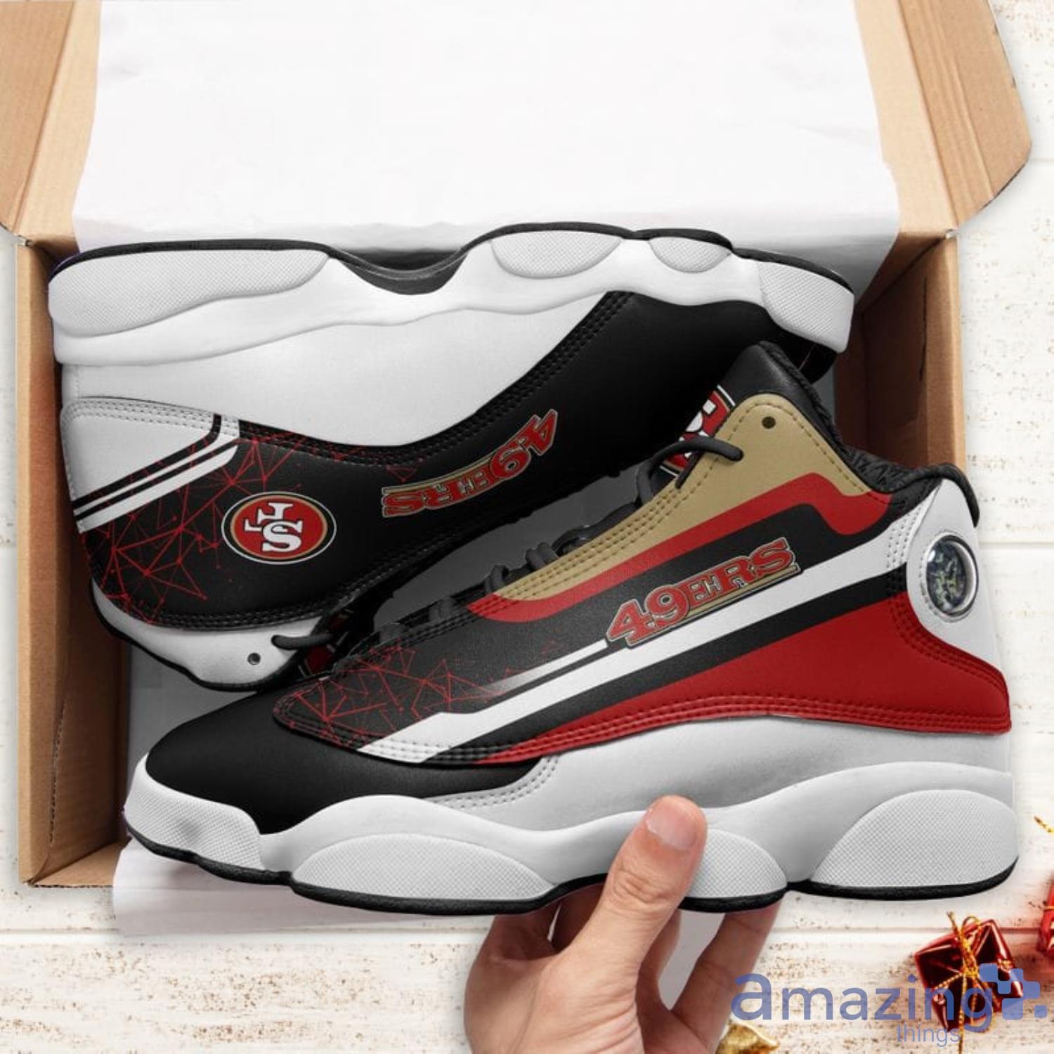 San Francisco 49ers Air Jordan 13 Sneakers For Fans